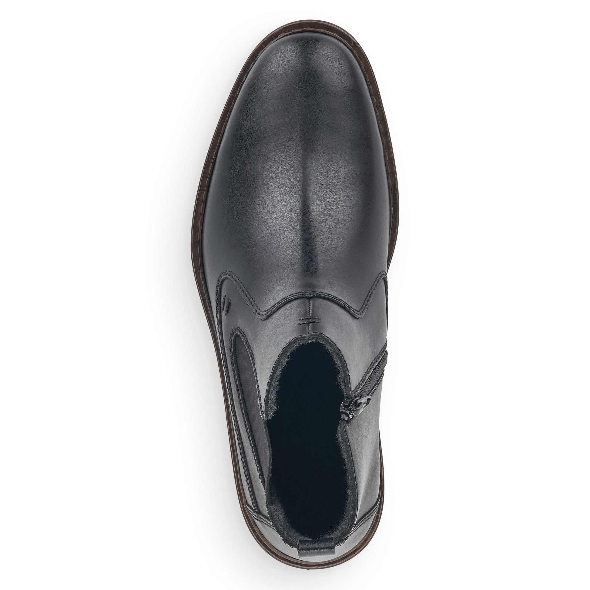 Black Zip Boots for Men | Rieker 37662-00