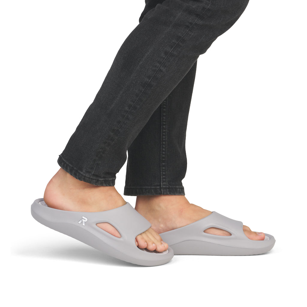 Grey Slip-On Sandals for Men | Rieker U3450-40