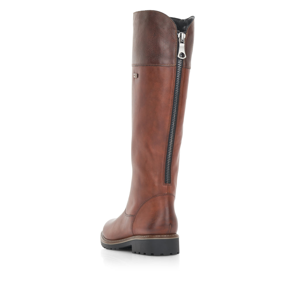 Brown Zip Boots for Women | Remonte R6581-22