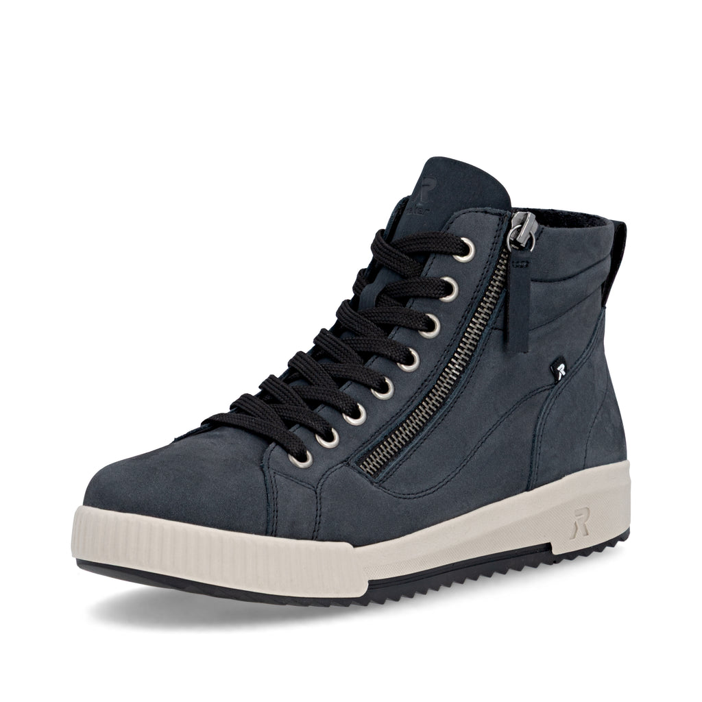 Blue Zip Boots for Women | Rieker Sport W0164-14