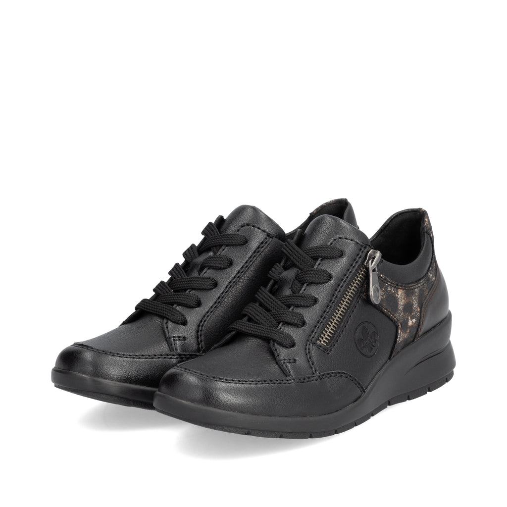 Black Zip Shoes for Women | Rieker L4801-00