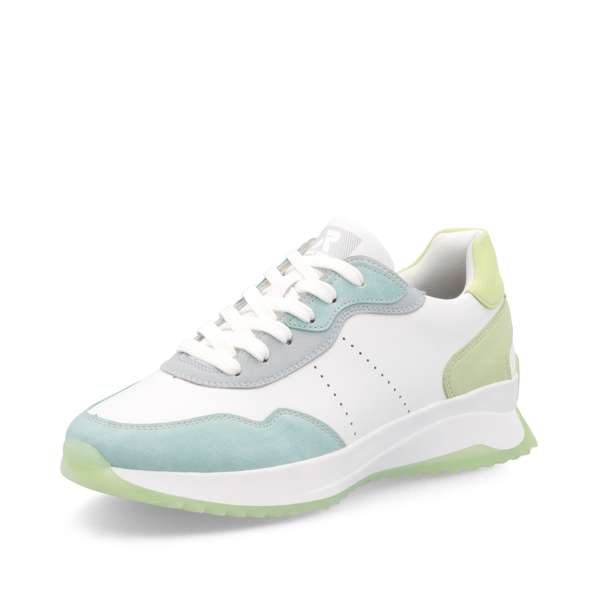 White Elasticated Shoes for Women | Rieker W1308-81