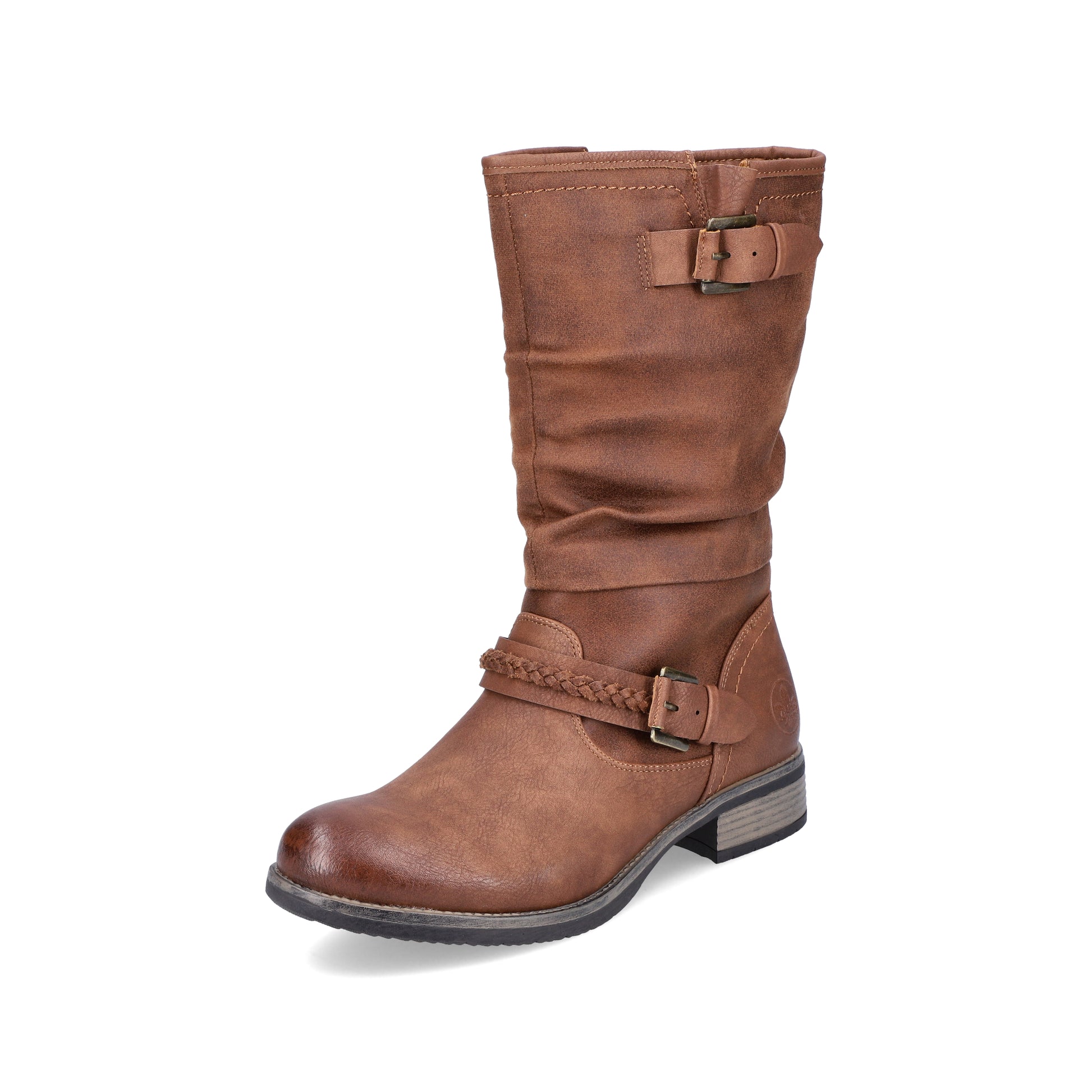 Brown Zip Boots for Women | Rieker 98860-22