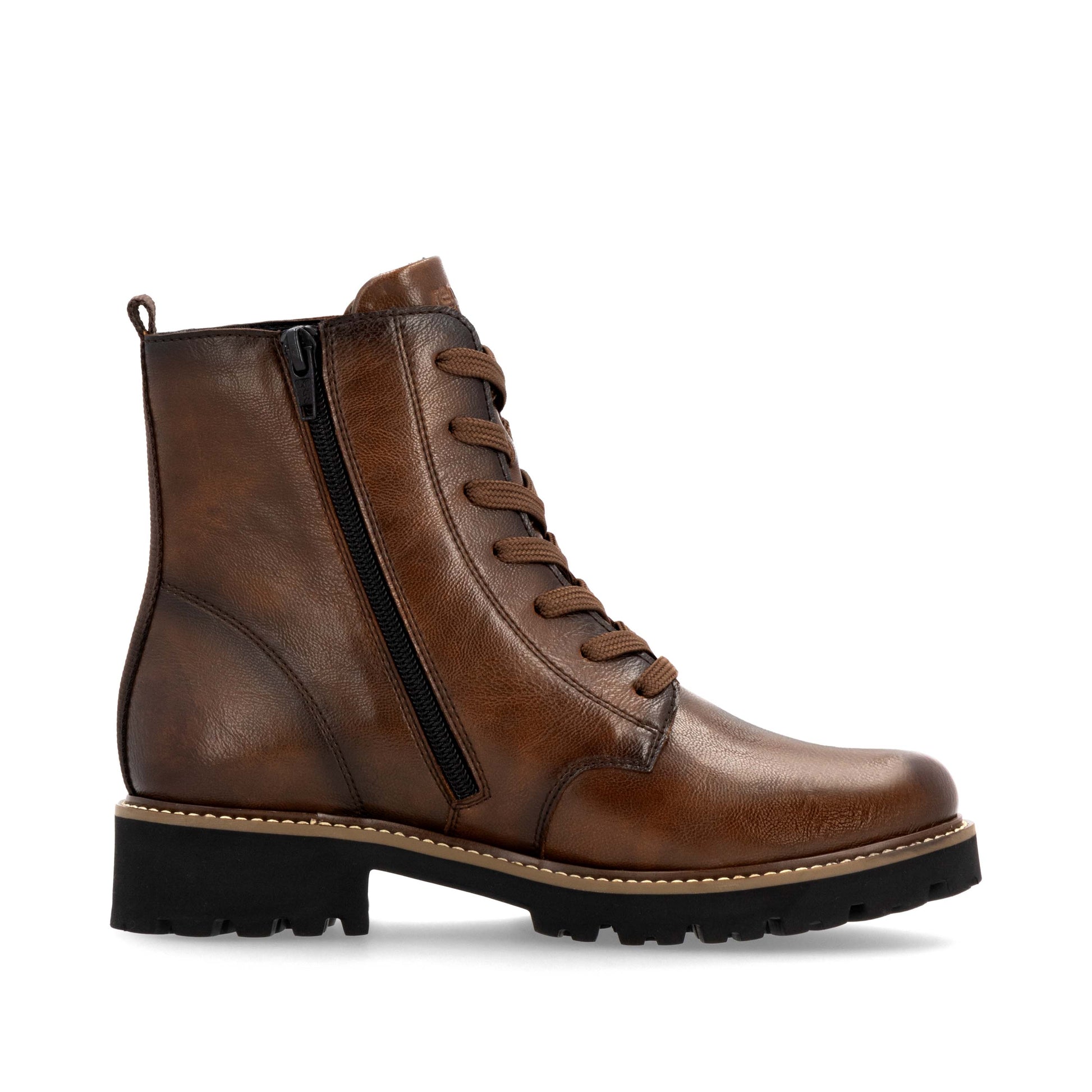 Brown Zip Boots for Women | Remonte D8661-24