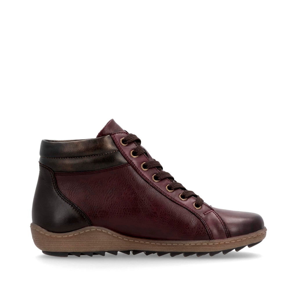 Red Zip Boots for Women | Remonte R1458-35