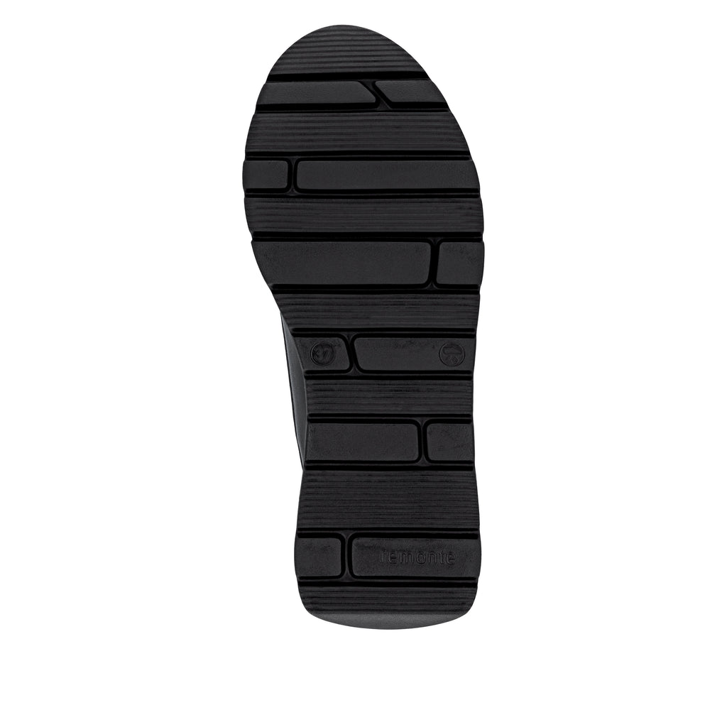 Black Zip Shoes for Women | Remonte D2V01-04
