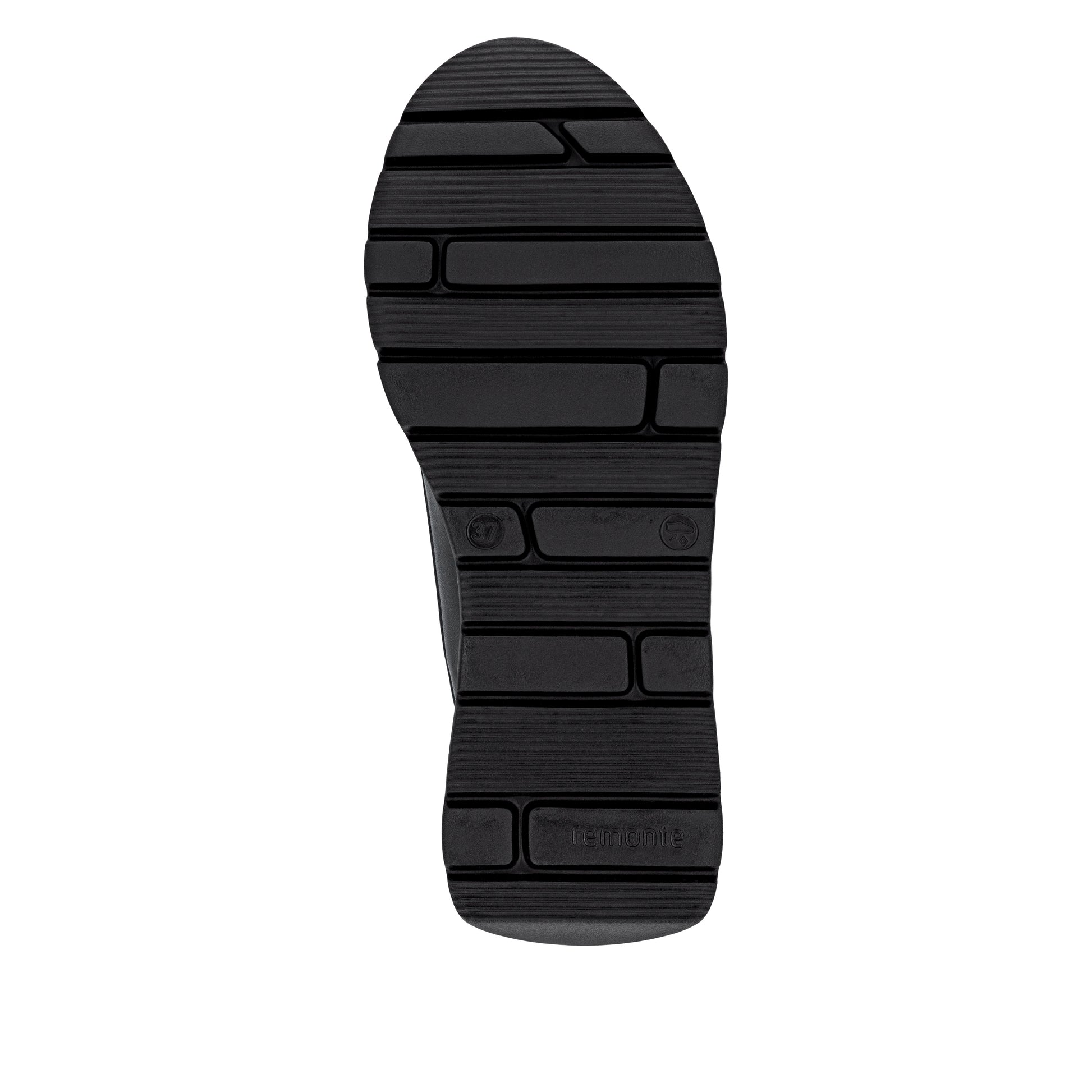 Black Zip Shoes for Women | Remonte D2V01-04
