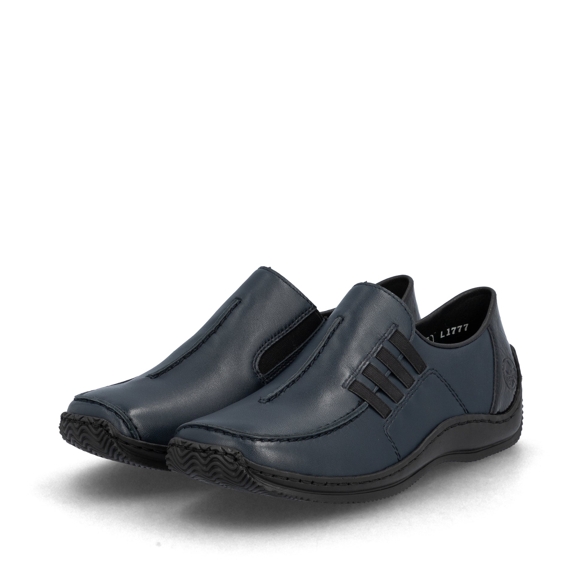 Blue Elasticated Shoes for Women | Rieker L1777-14