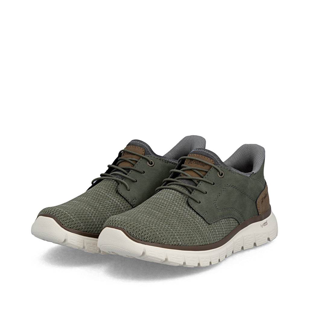 Green Elasticated Shoes for Men | Rieker B6658-52