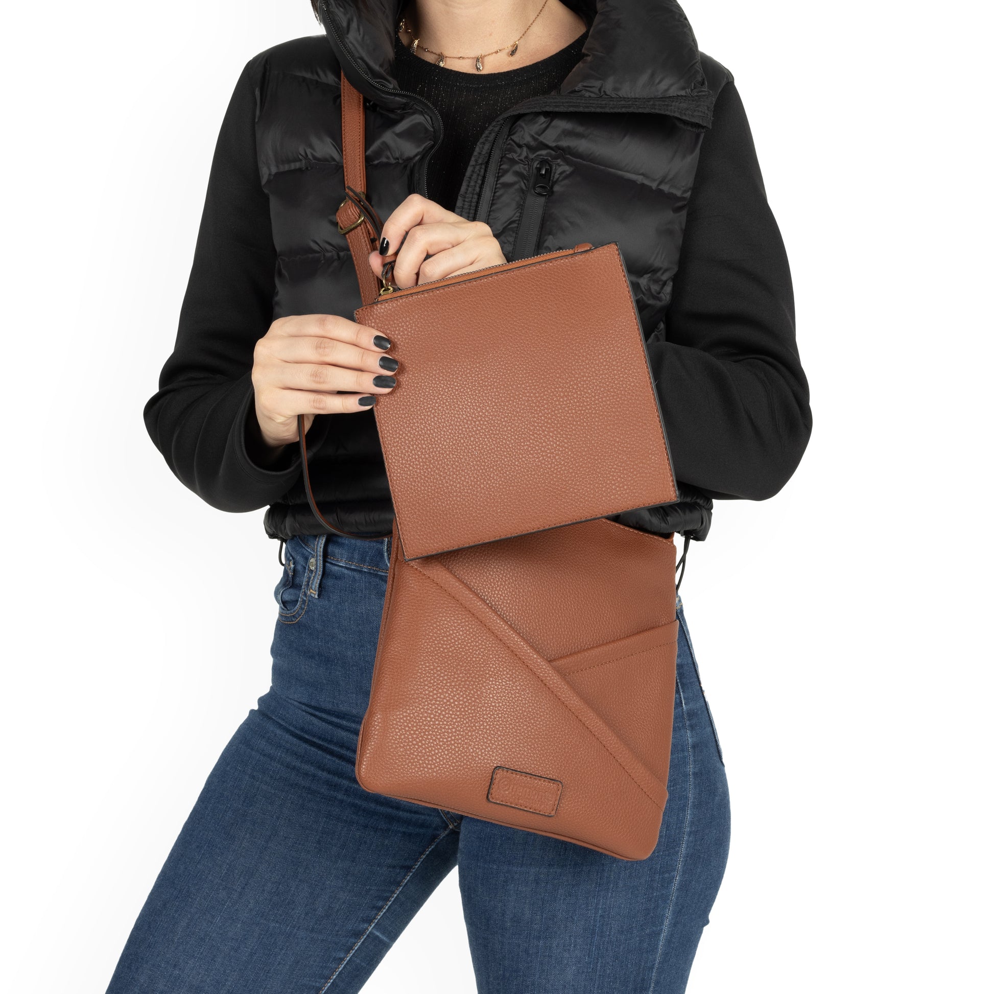 Brown Zip Bags for Women | Remonte Q0633-24