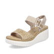 Rieker Woman's Sandals - Beige | 69176-62