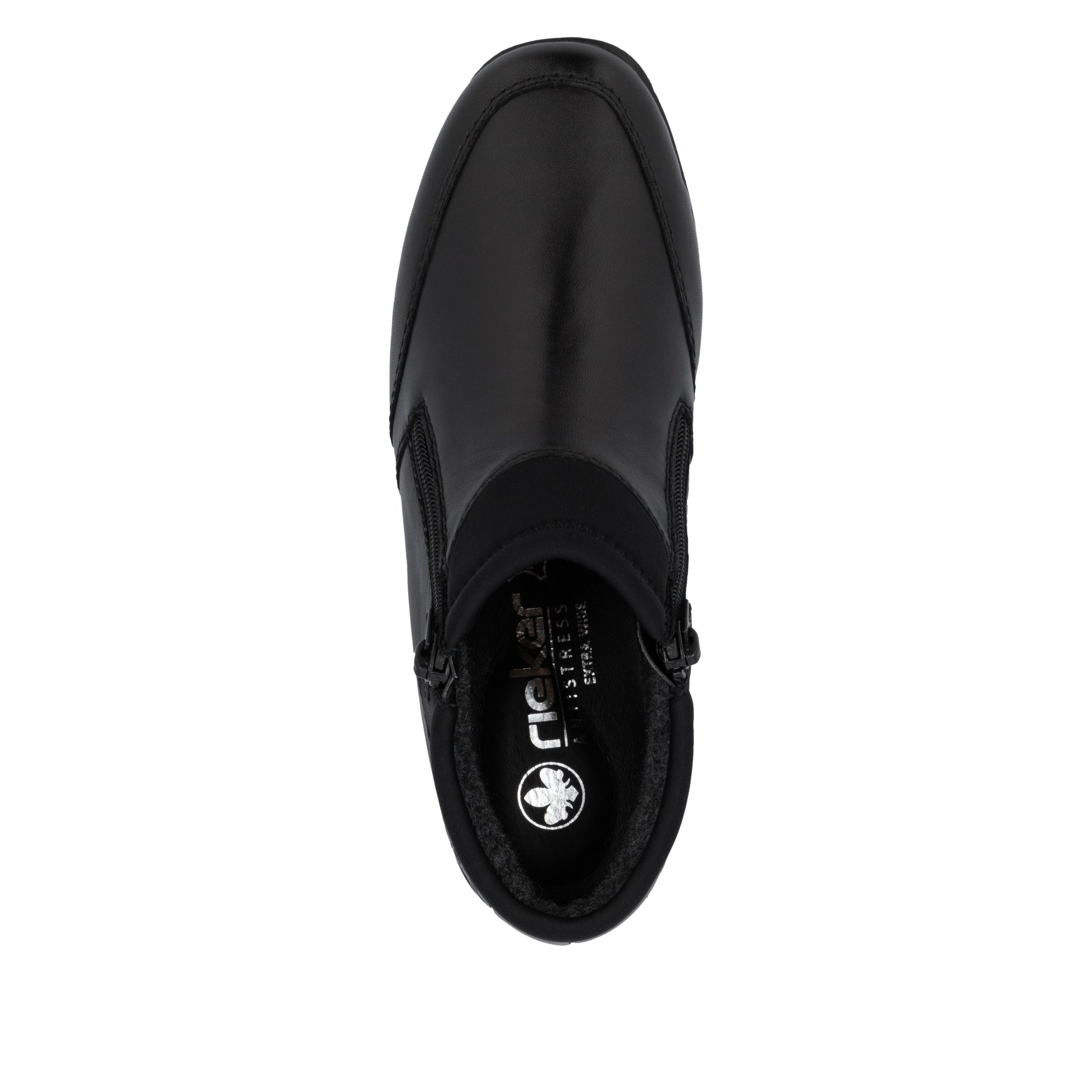 Black Zip Boots for Women | Rieker 47270-00