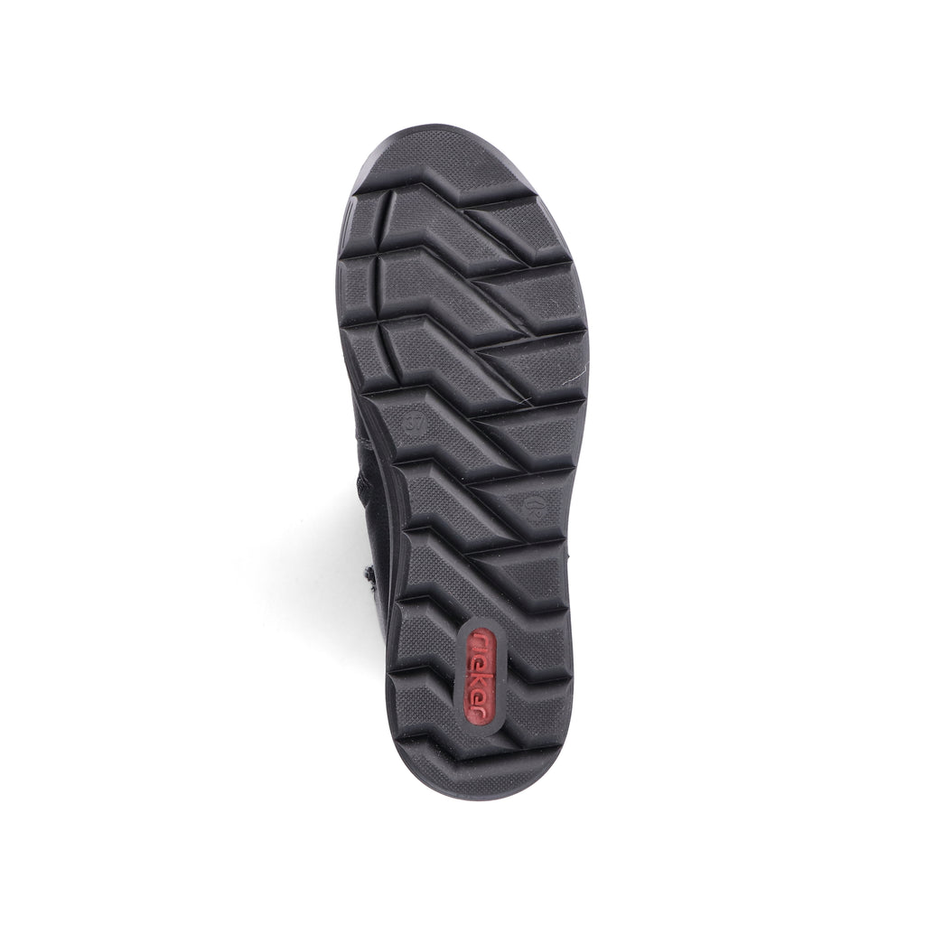 Black Zip Boots for Women | Rieker Z0090-00