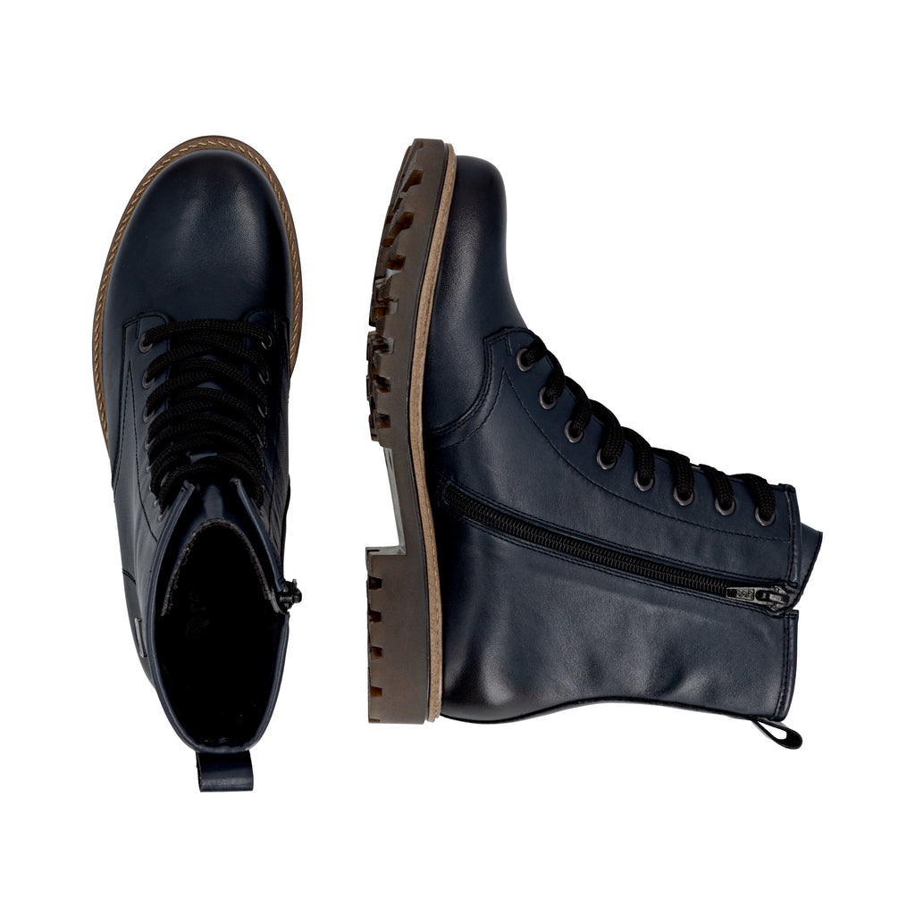 Blue Zip Boots for Women | Remonte D3C70-14