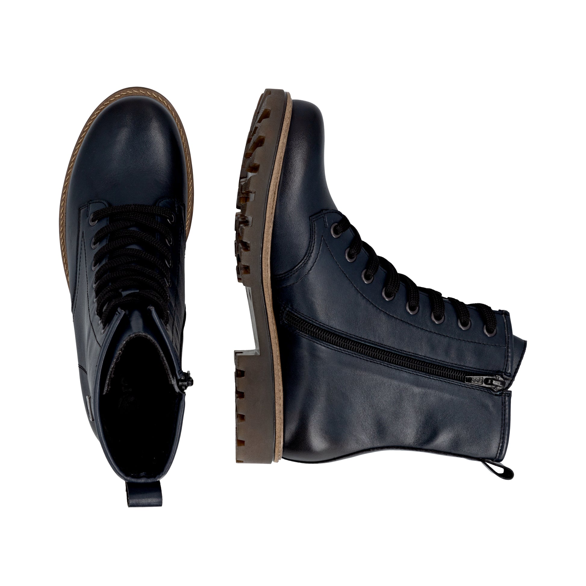Blue Zip Boots for Women | Remonte D3C70-14