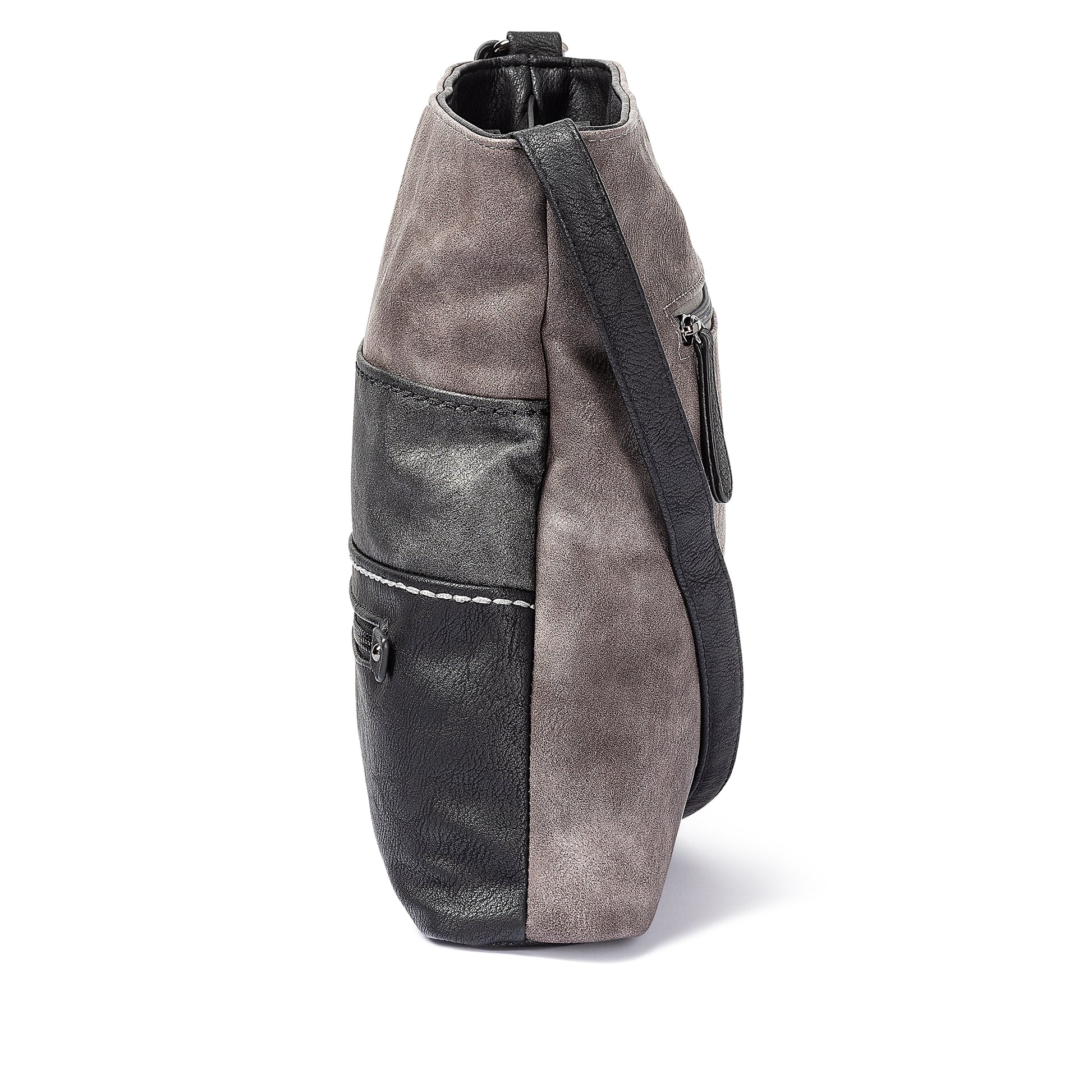 Grey Zip Bags for Women | Rieker H1301-45