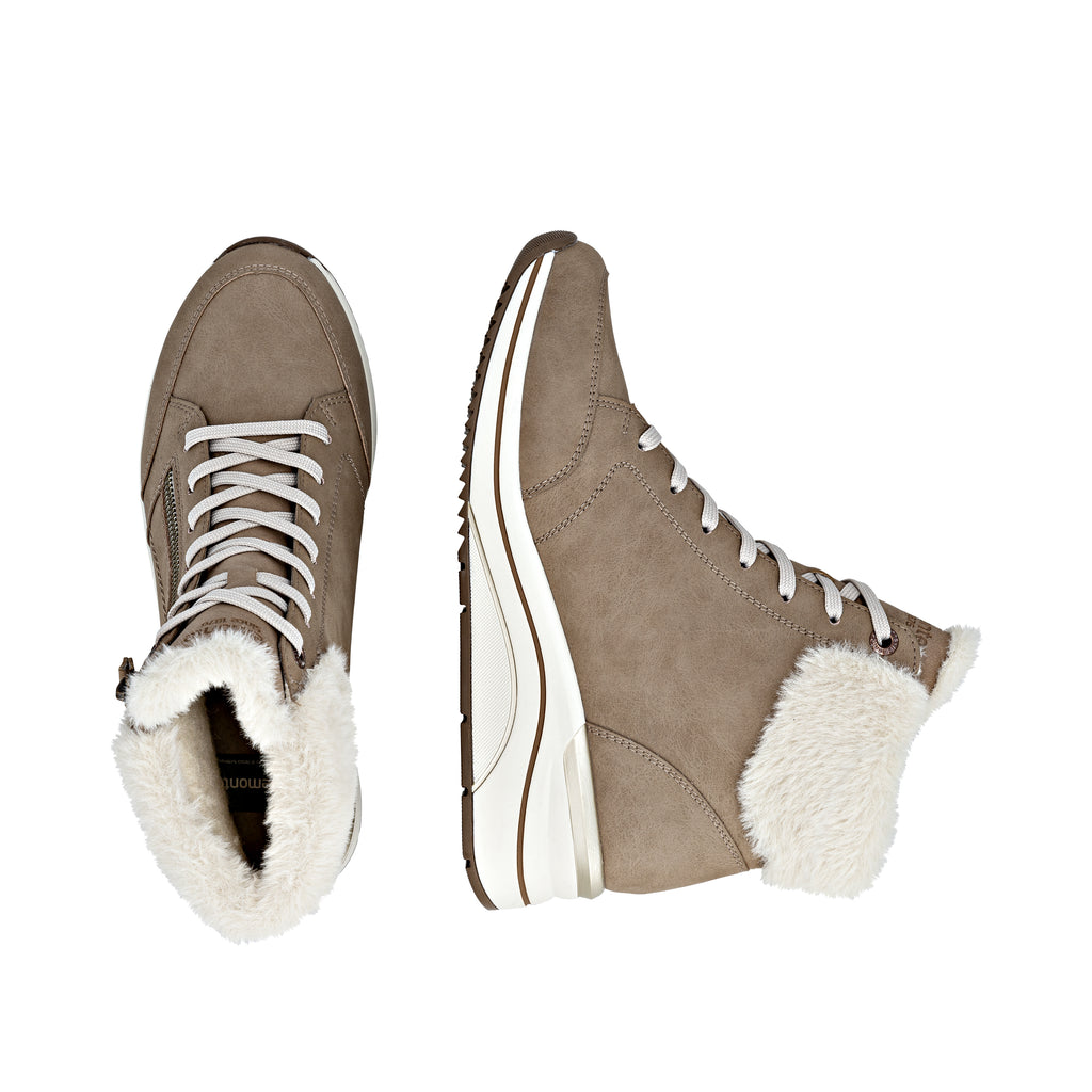 Brown Zip Boots for Women | Remonte D0T77-20