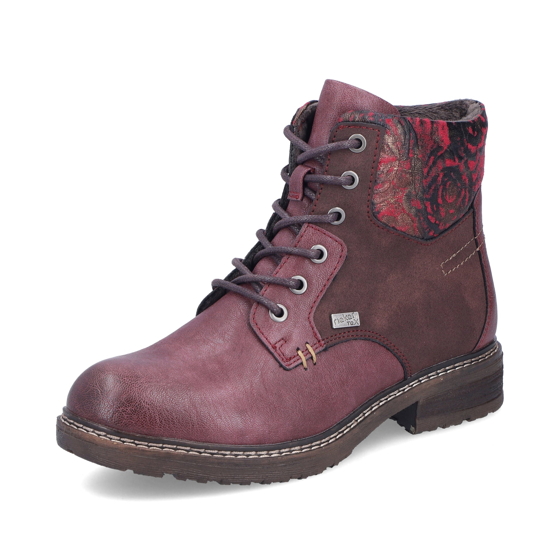 Red Zip Boots for Women | Rieker 94712-35