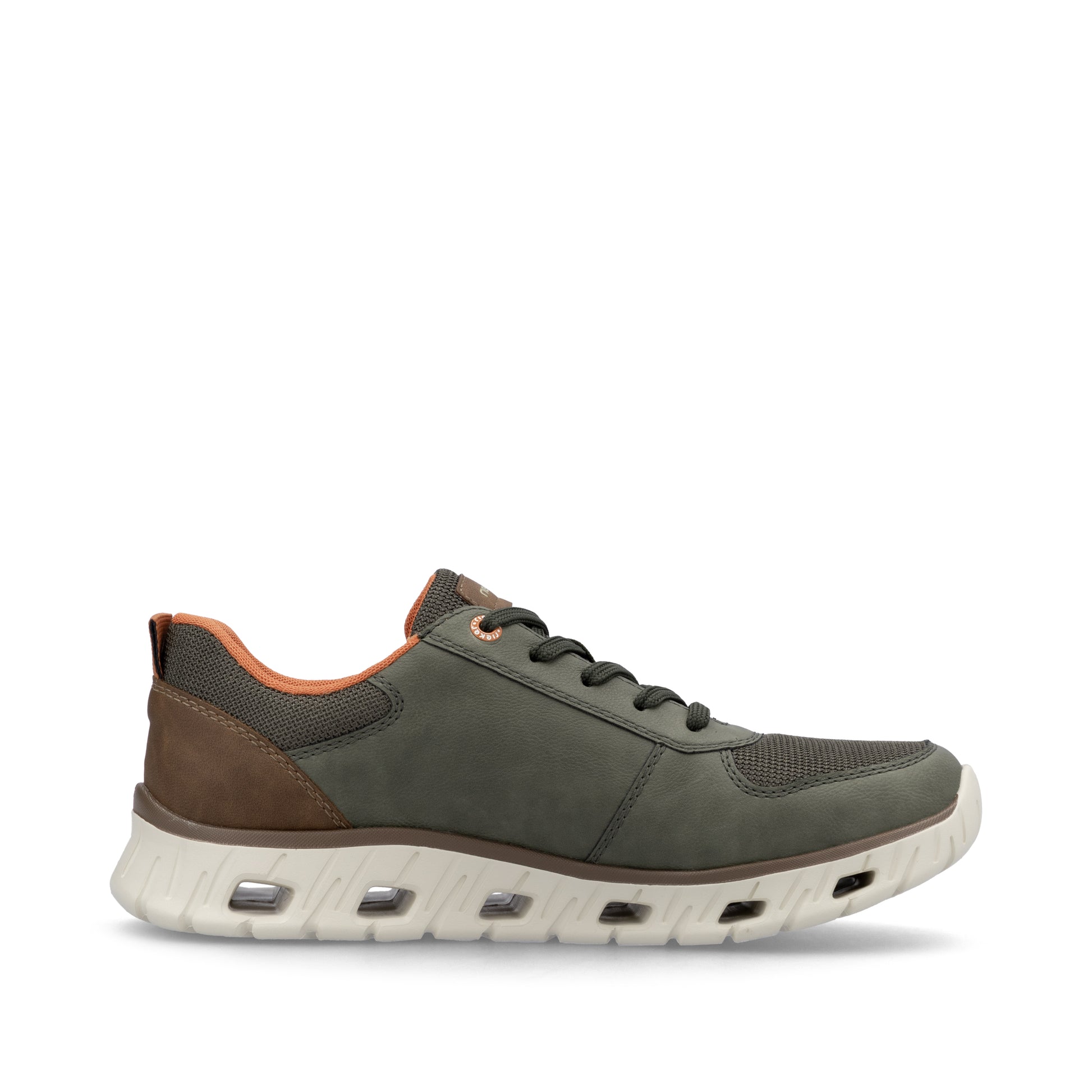 Green Zip Shoes for Men | Rieker 04301-54