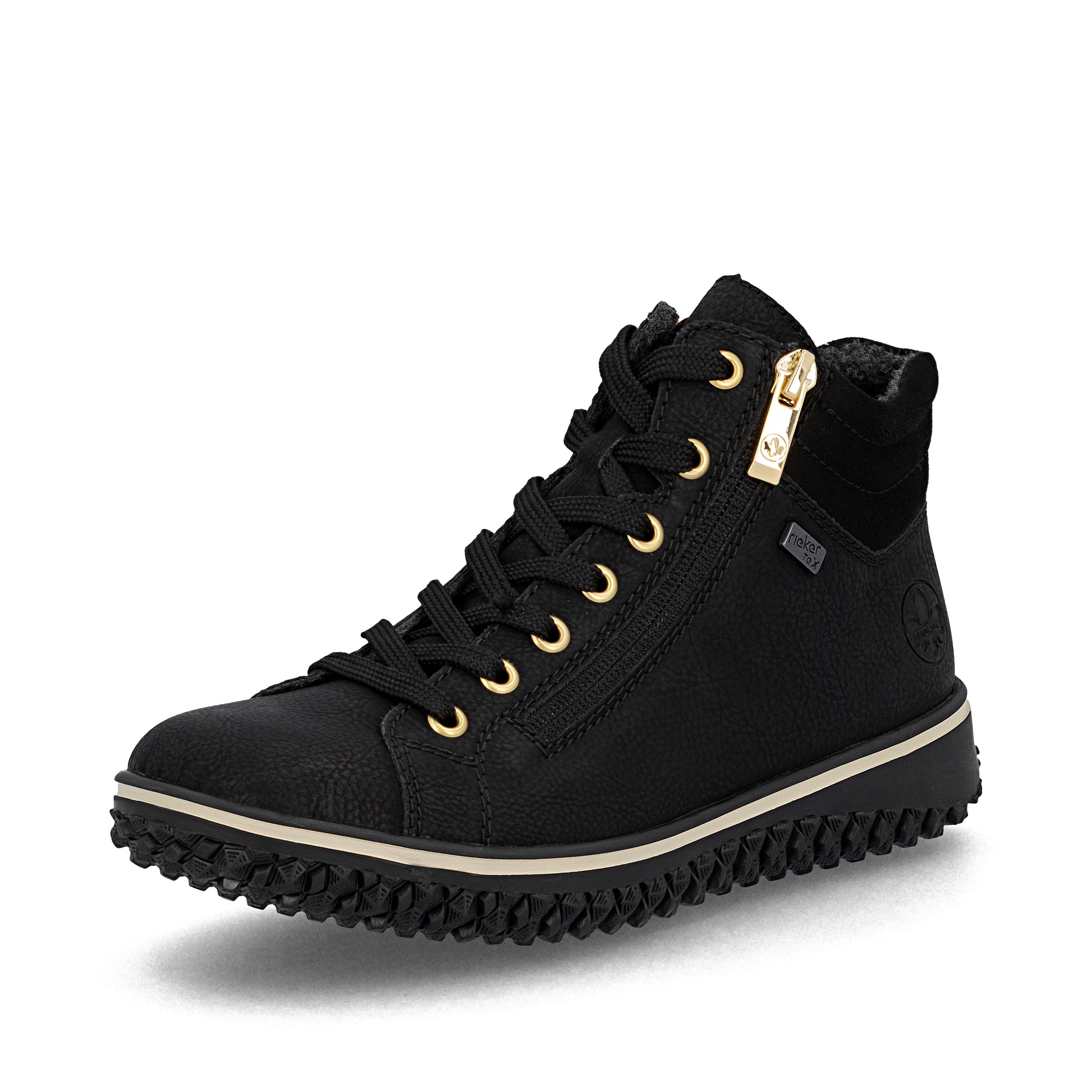 Black Zip Boots for Women | Rieker Z4263-00