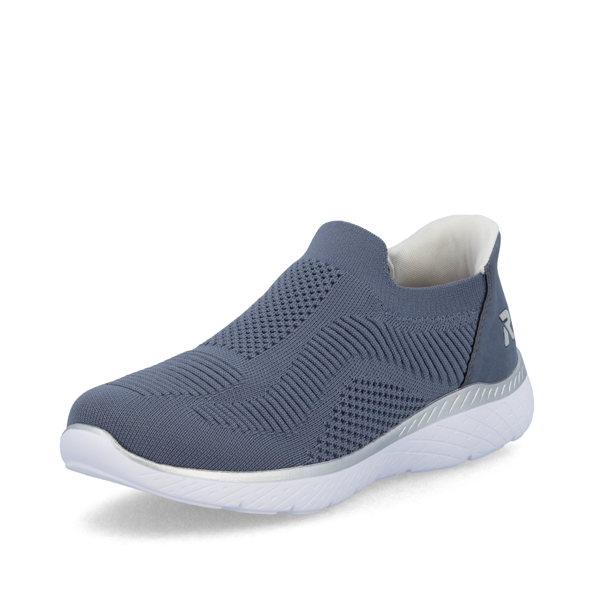 Blue Elasticated Shoes for Women | Rieker M5072-10