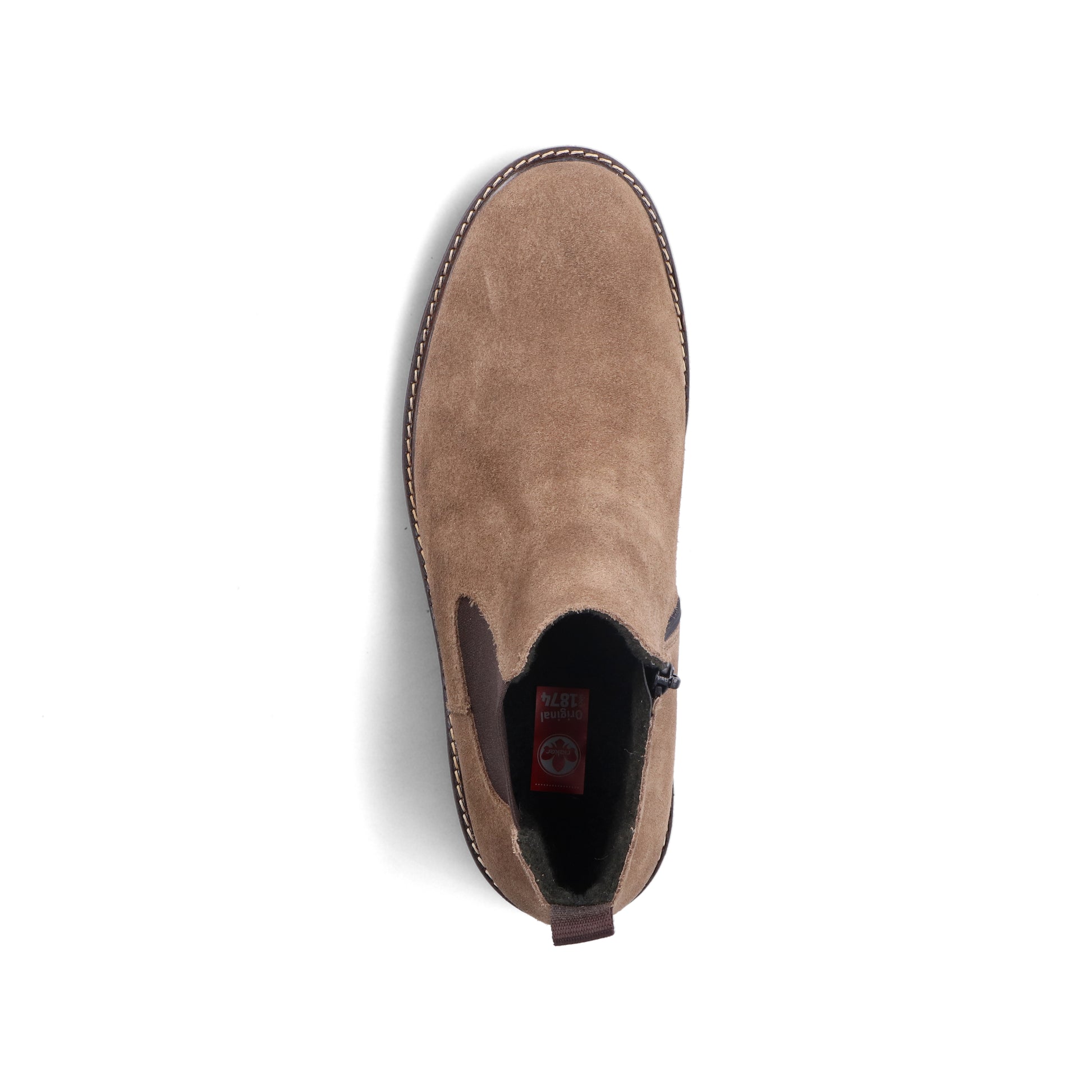 Beige Zip Boots for Men | Rieker 32051-64