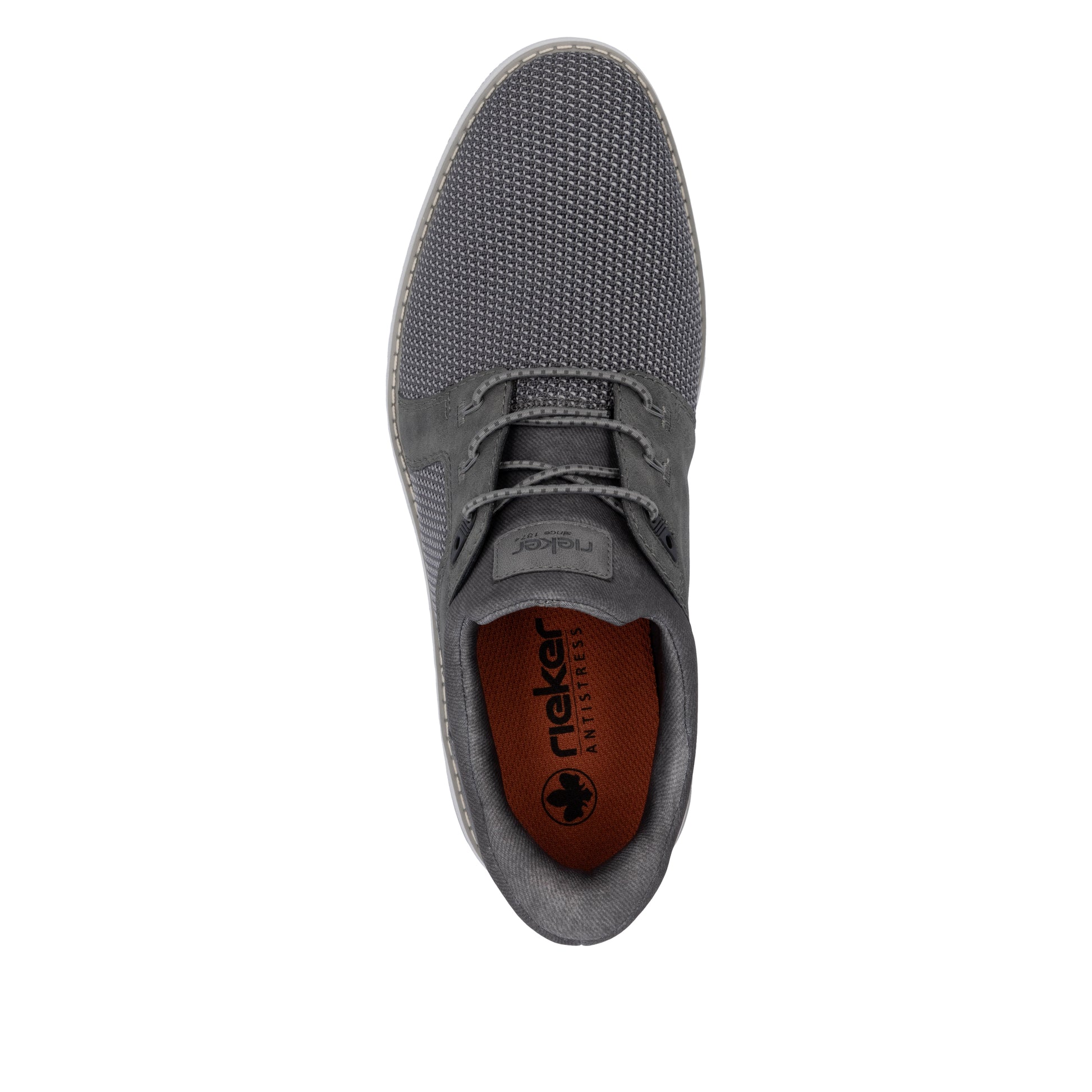 Grey Elasticated Shoes for Men | Rieker 11358-42