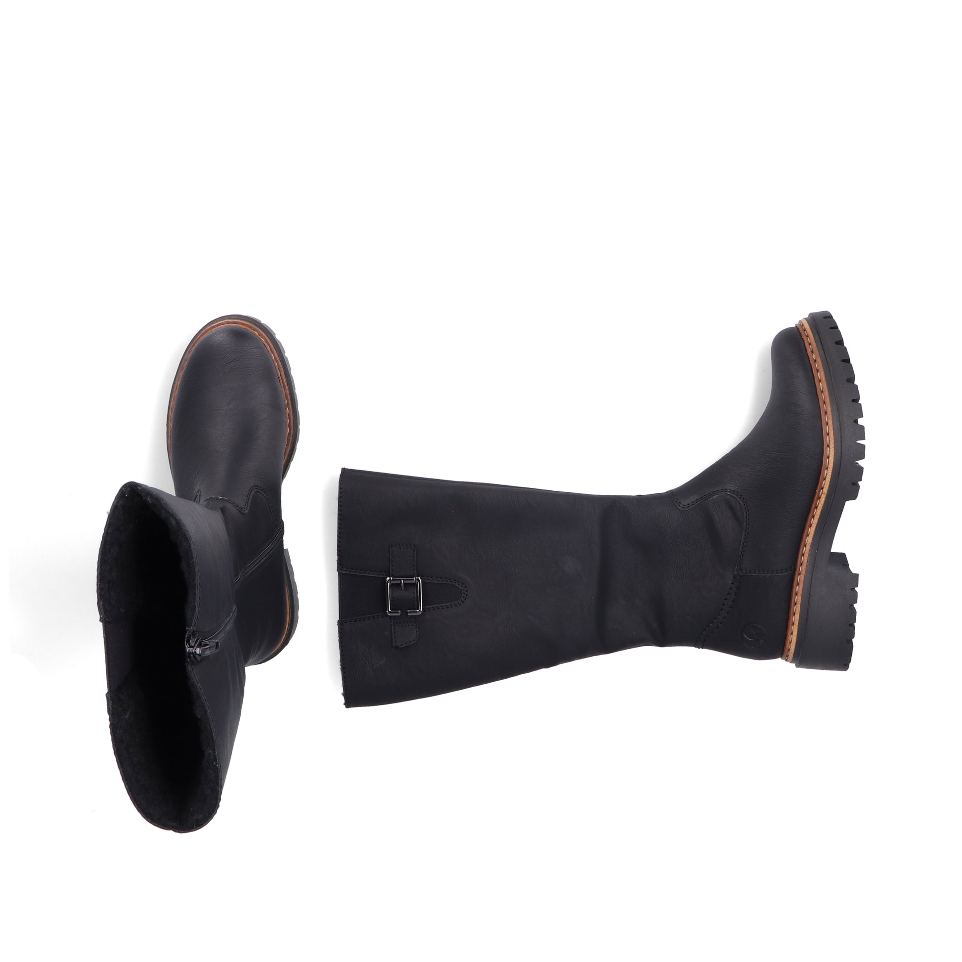 Black Zip Boots for Women | Rieker 72694-00