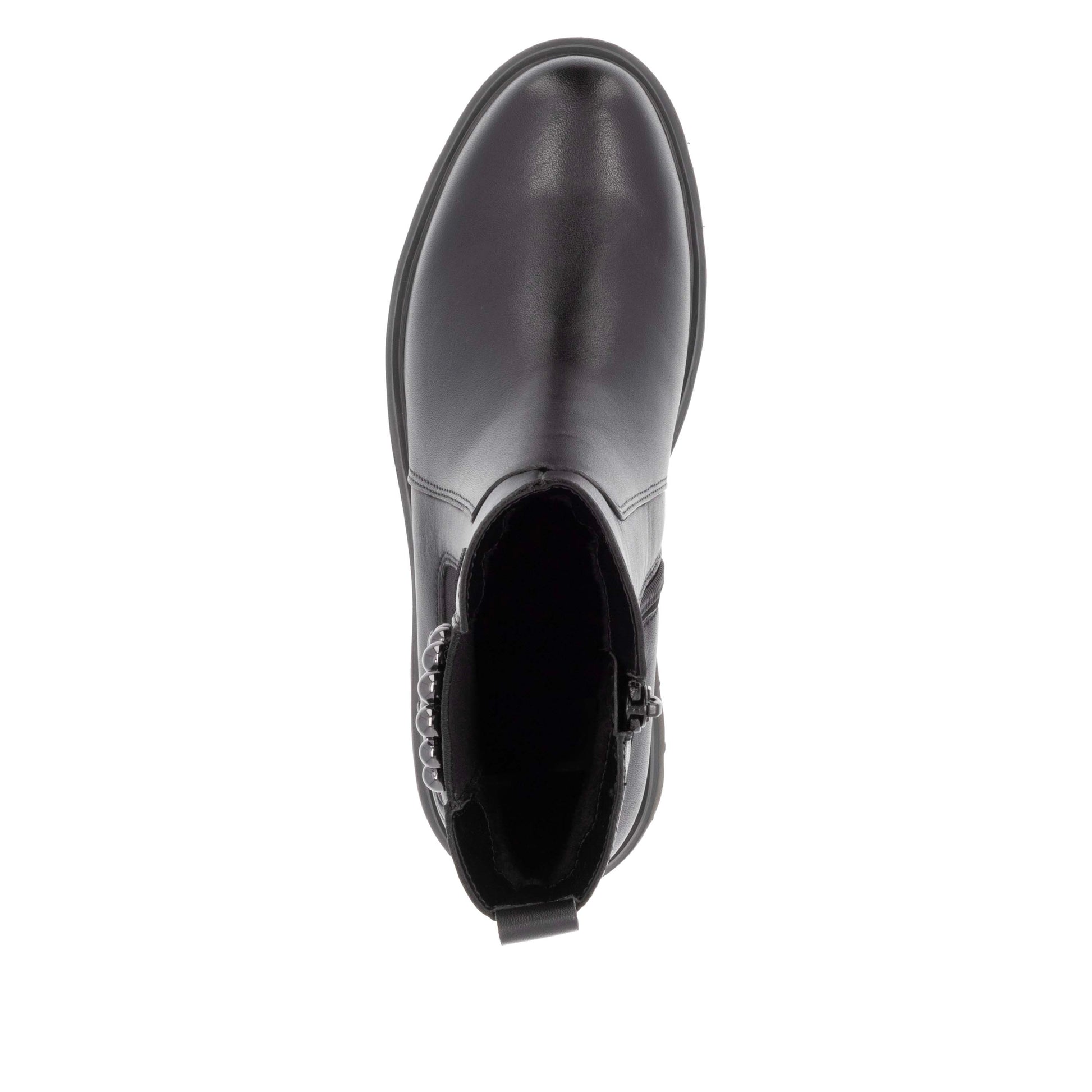 Black Zip Boots for Women | Remonte D1W74-00