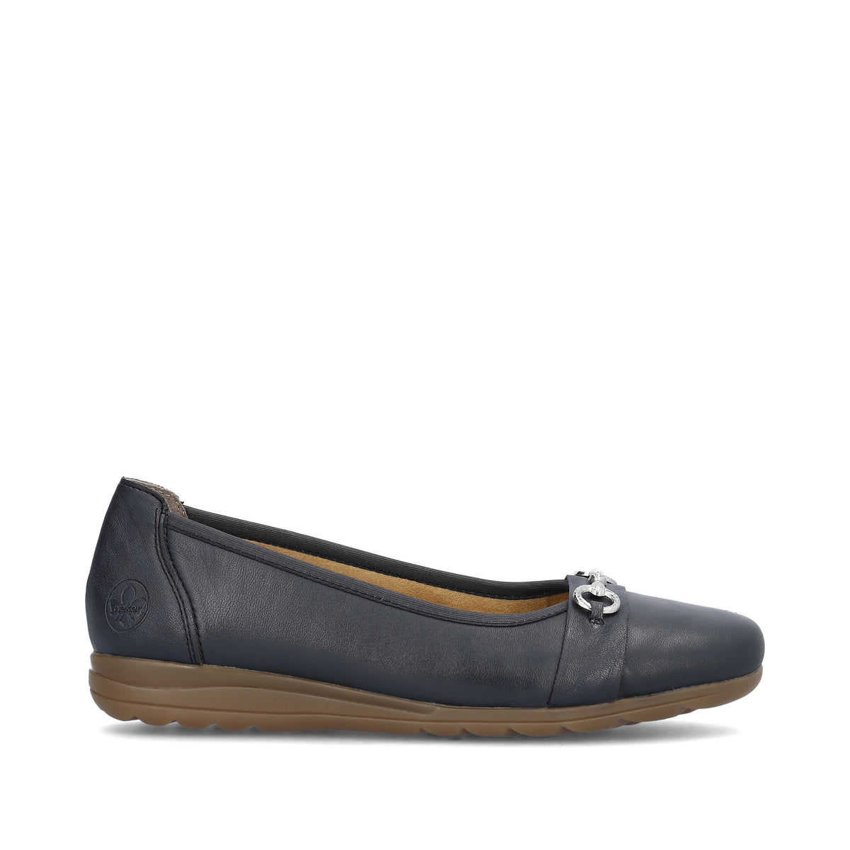 Rieker Women's Blue Ballerina Shoe | L9360-14