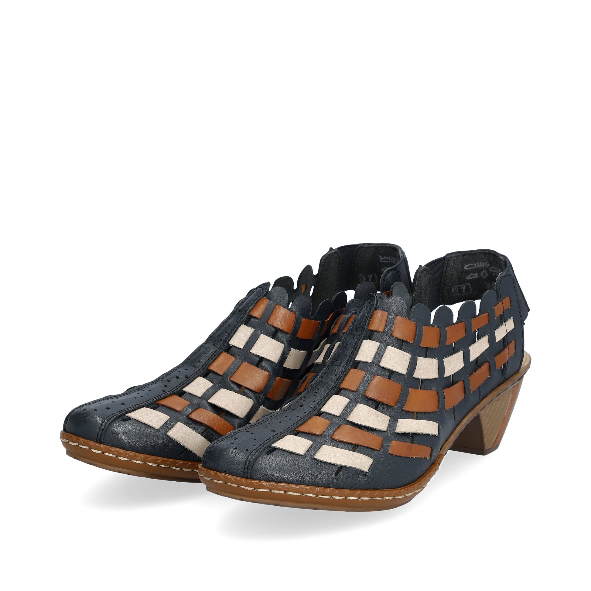 Blue Elasticated Shoes for Women | Rieker 46778-14
