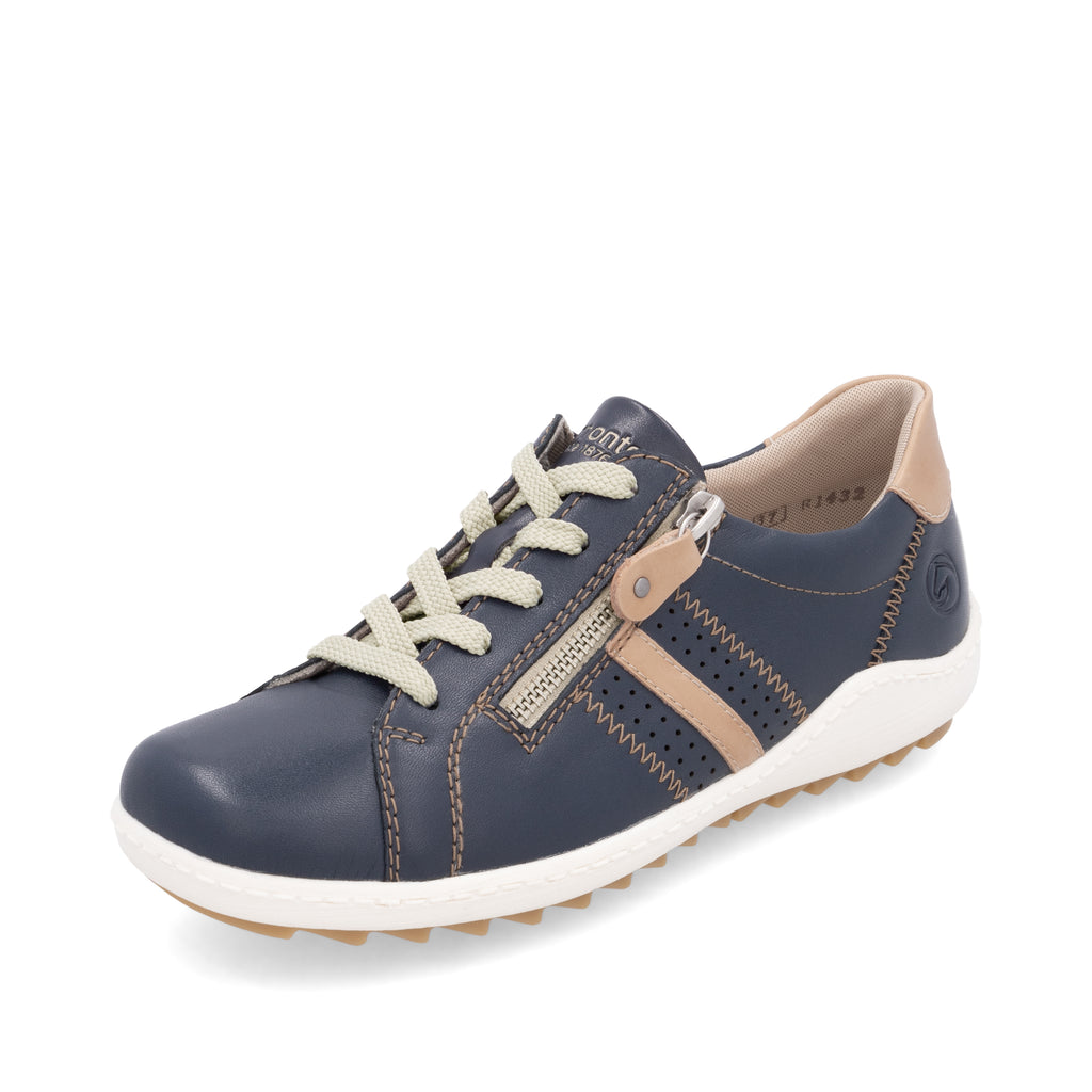 Blue Zip Shoes for Women | Remonte R1432-14