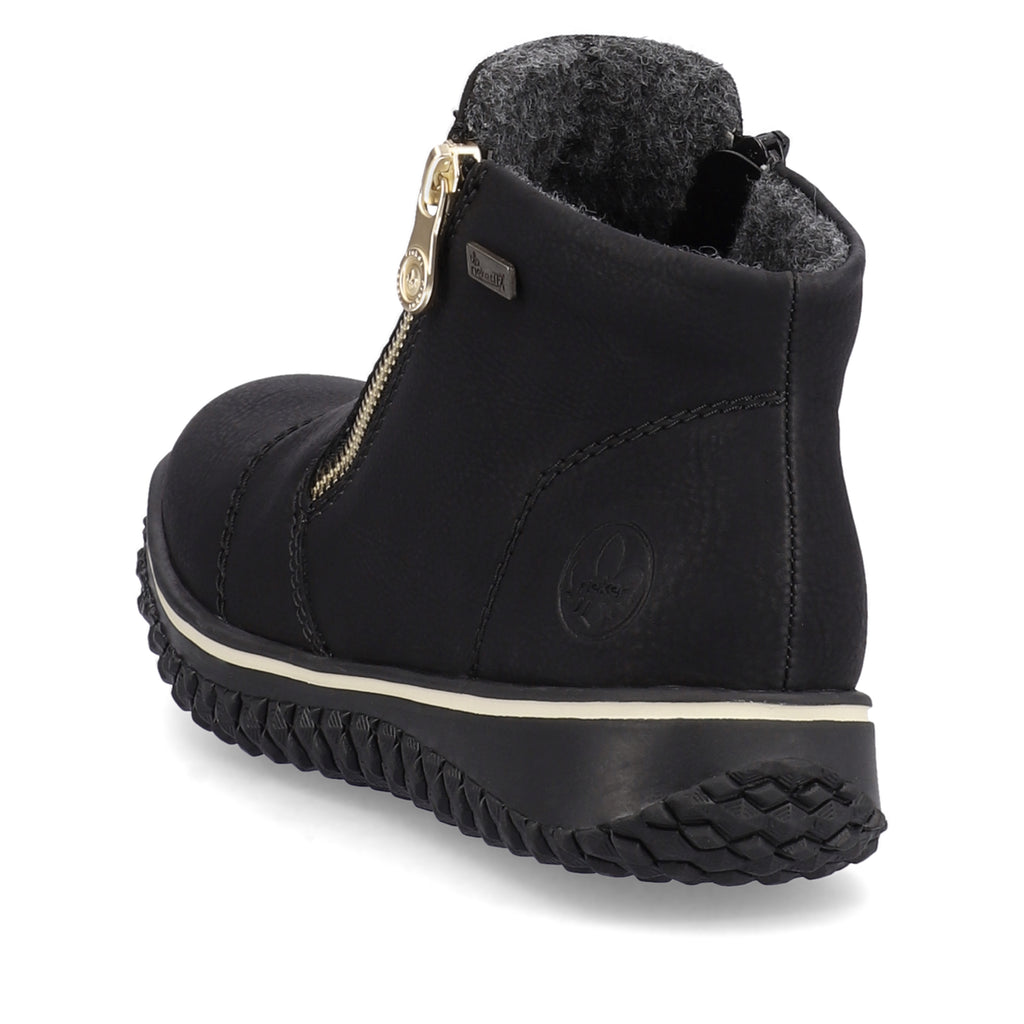 Black Zip Boots for Women | Rieker Z4265-00