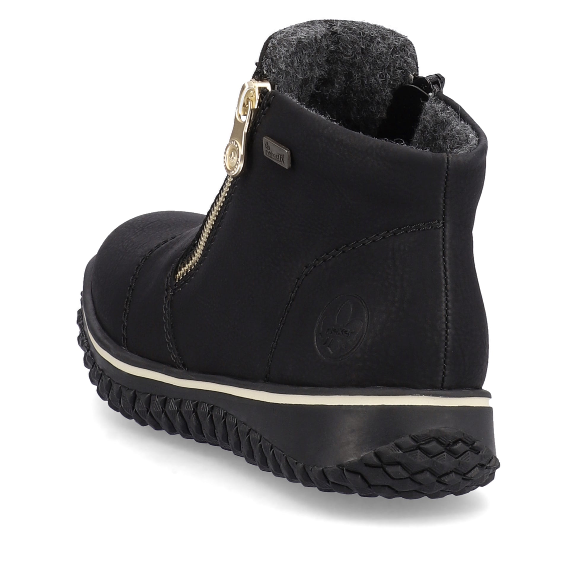 Black Zip Boots for Women | Rieker Z4265-00