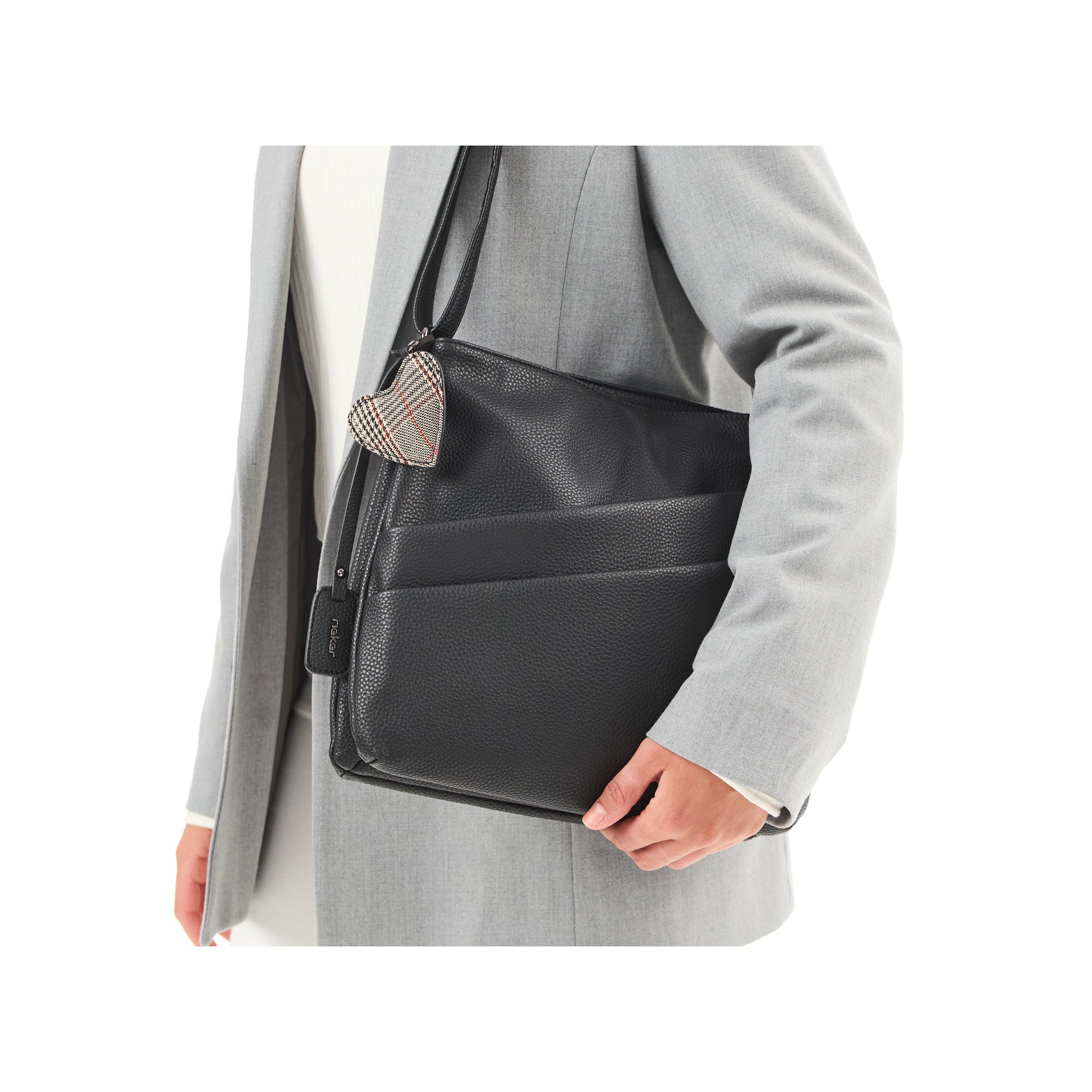 Black Zip Bags for Women | Rieker H1005-02