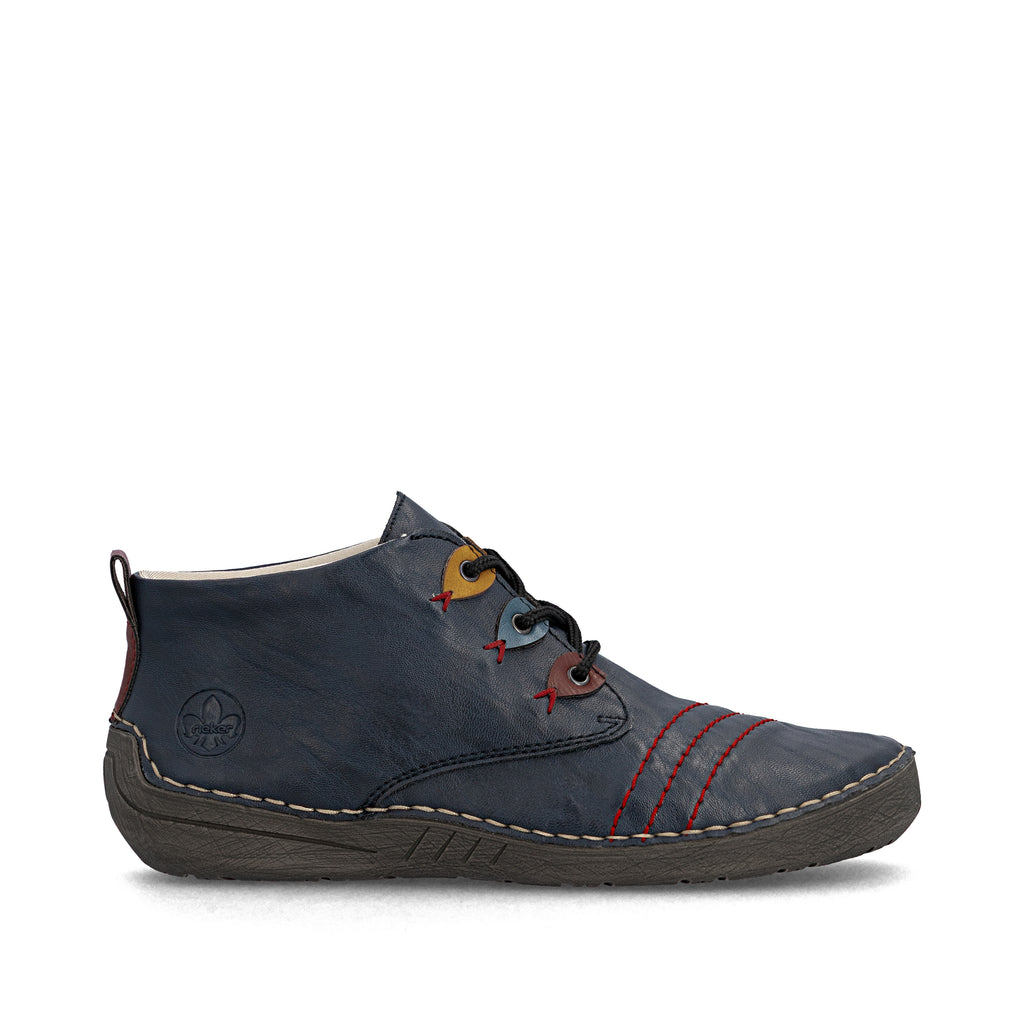 Blue Elasticated Boots for Women | Rieker 52509-14