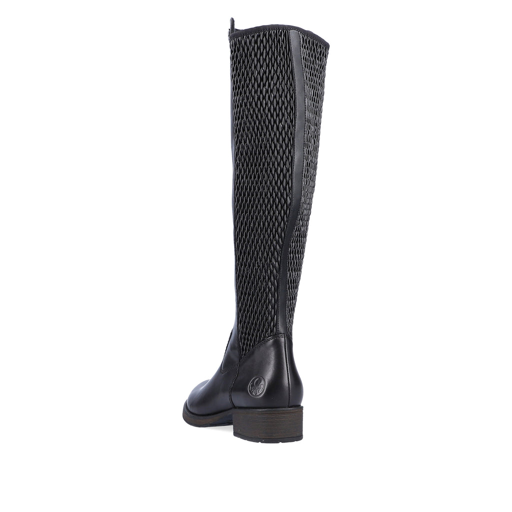Black Zip Boots for Women | Rieker Z9591-00