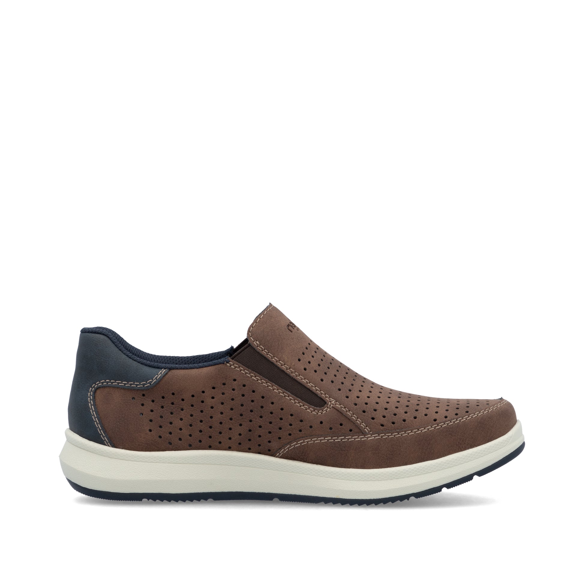 Brown Elasticated Shoes for Men | Rieker 16952-24