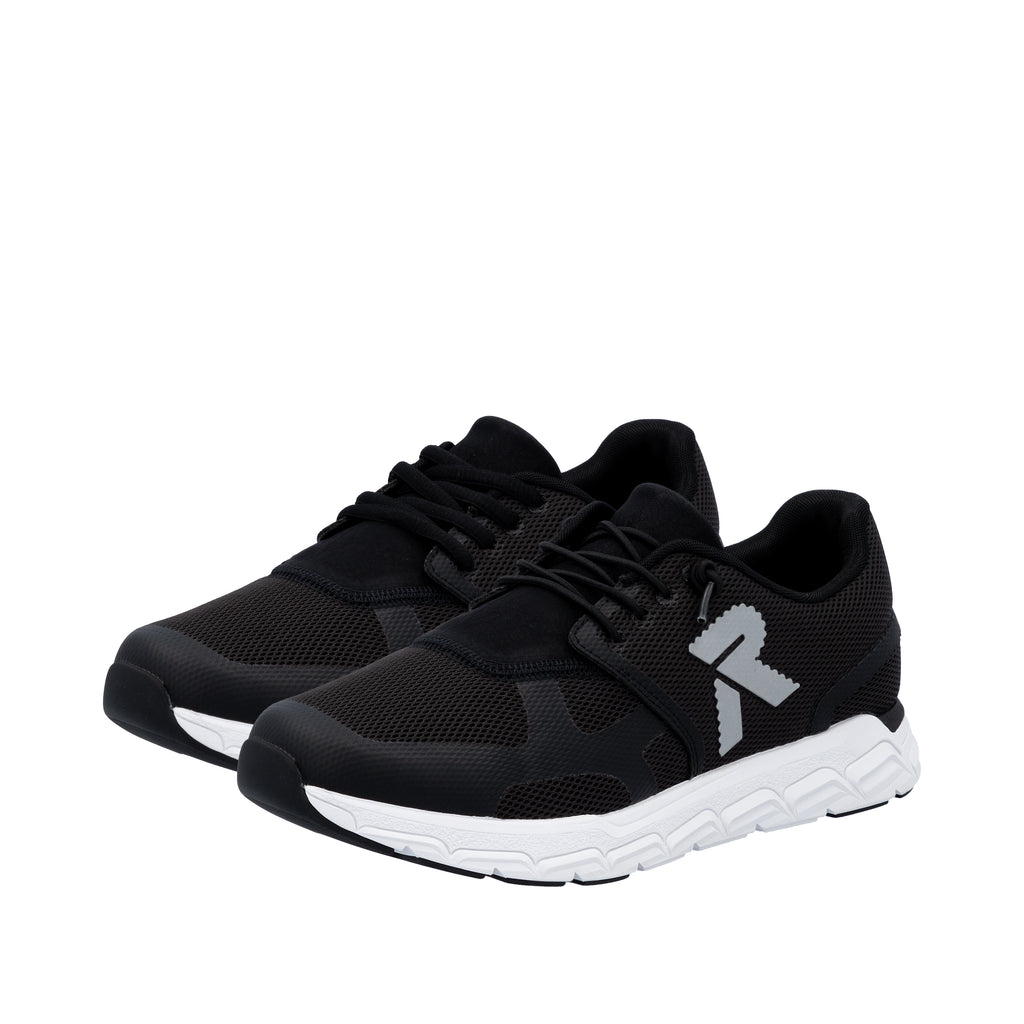 Black Elasticated Shoes for Women | Rieker M9000-00