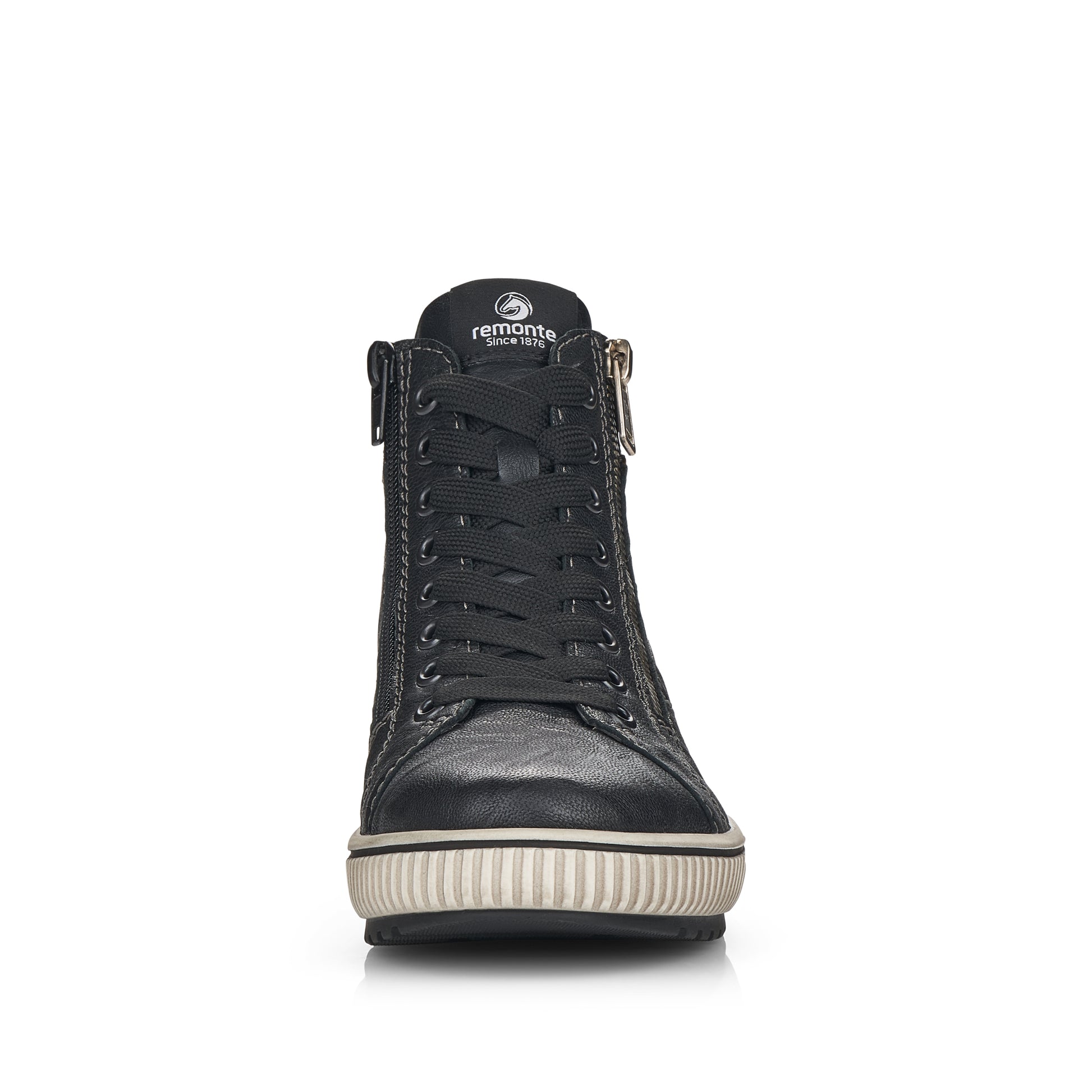 Black Zip Boots for Women | Remonte D0772-01
