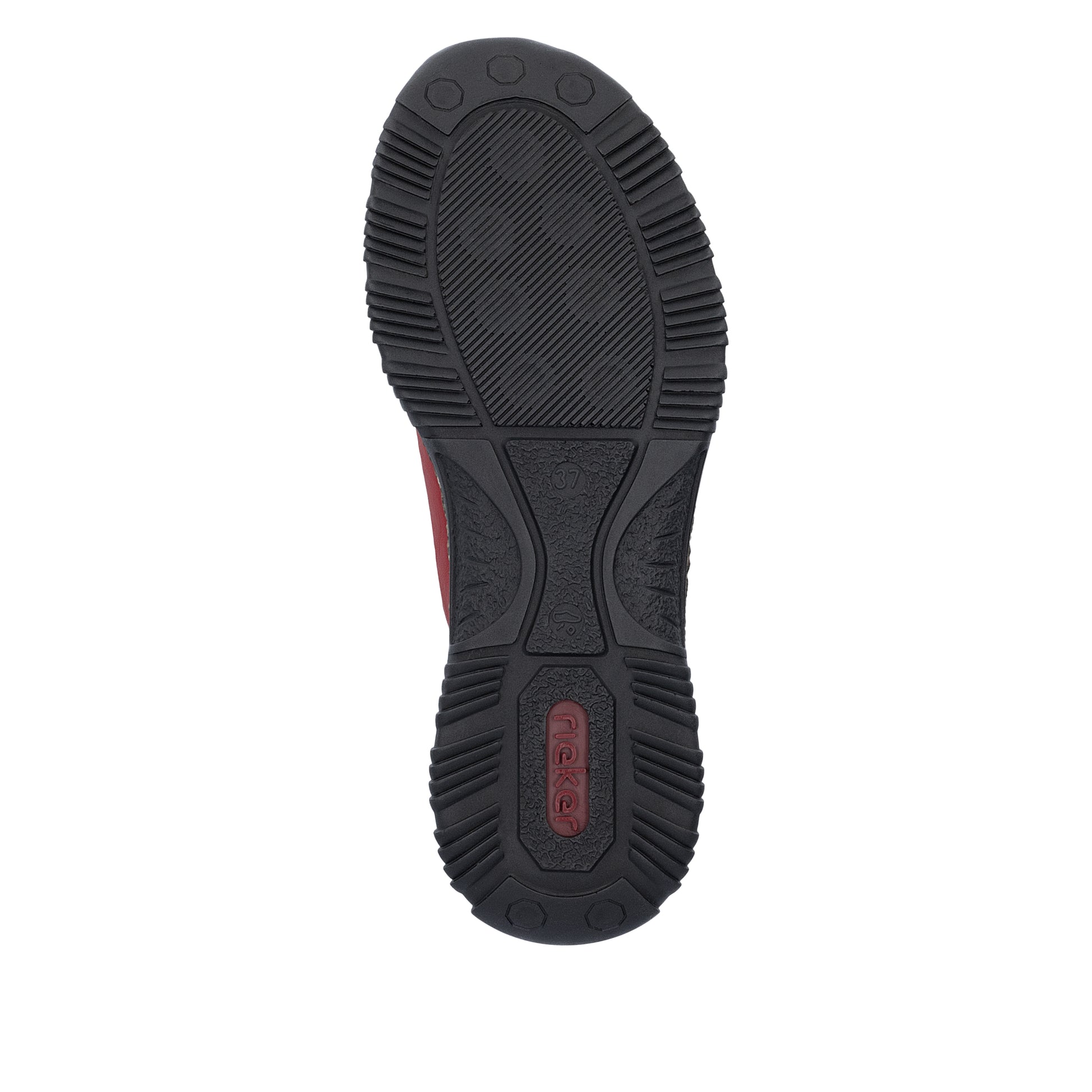 Red Elasticated Shoes for Women | Rieker N3267-33
