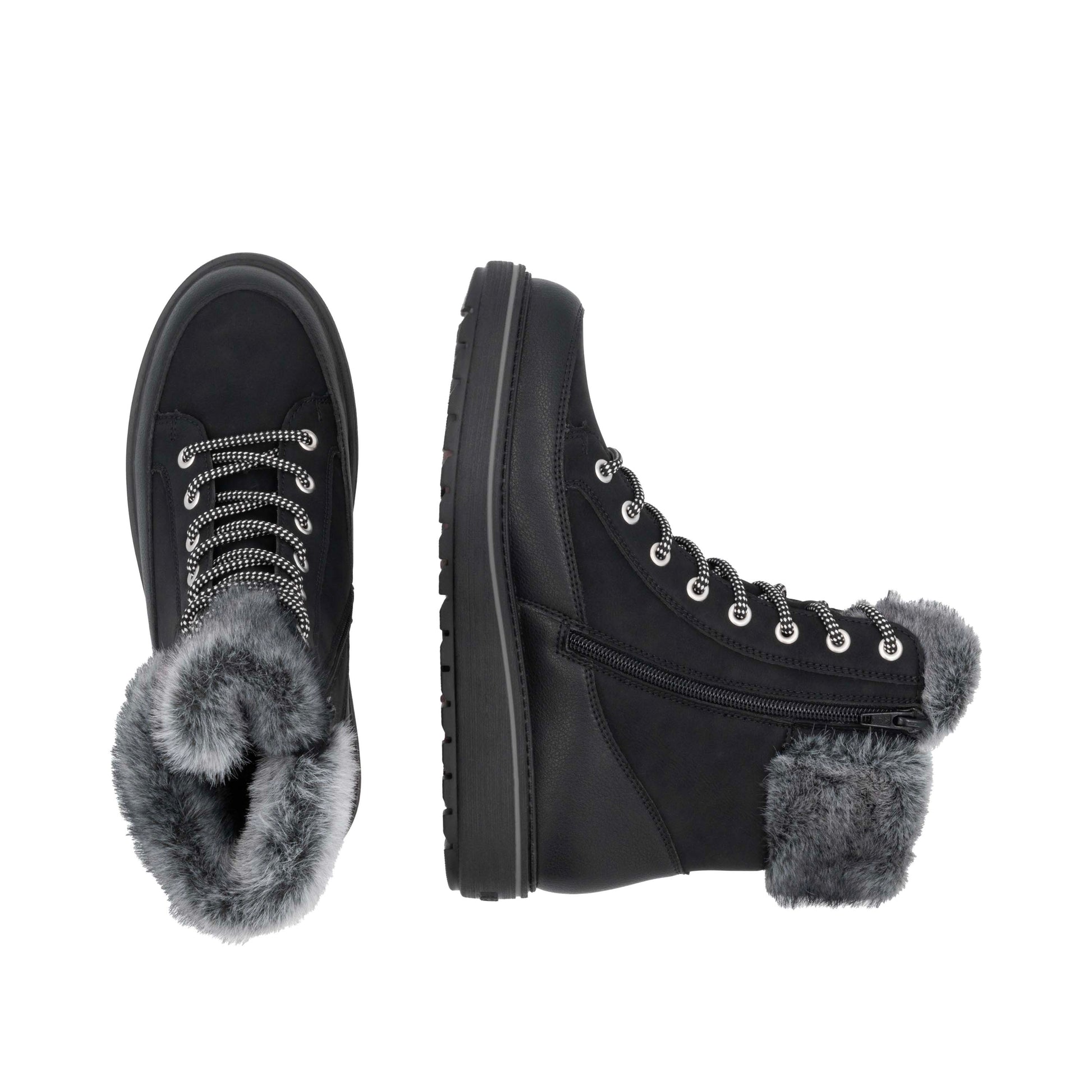 Black Zip Boots for Women | Remonte D0U78-03