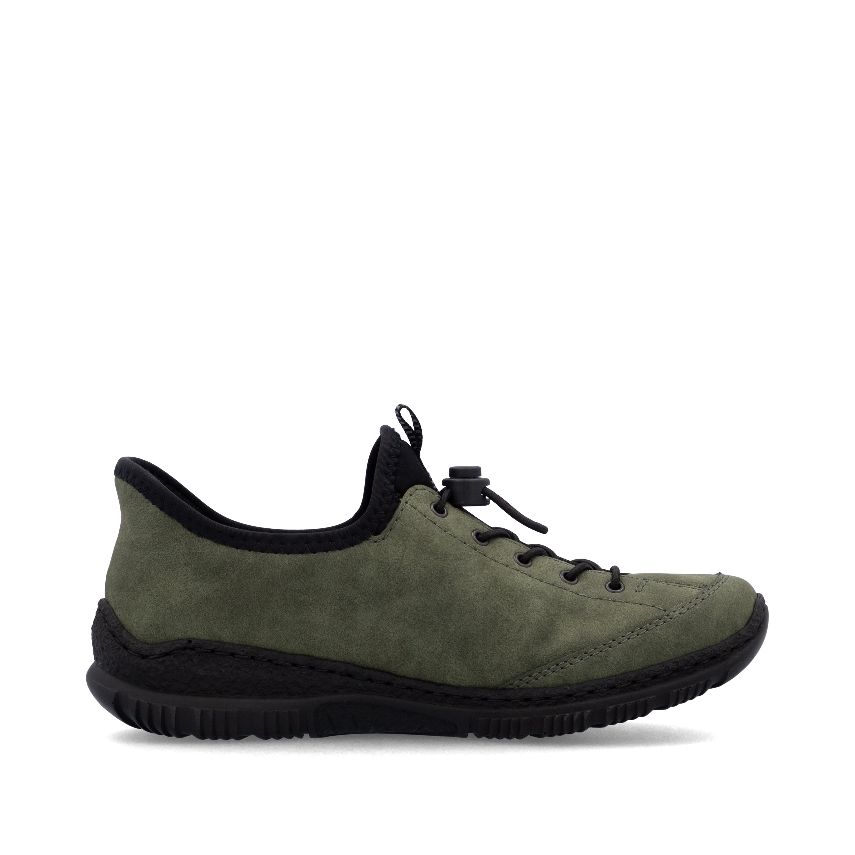 Green Elasticated Shoes for Women | Rieker N3267-54