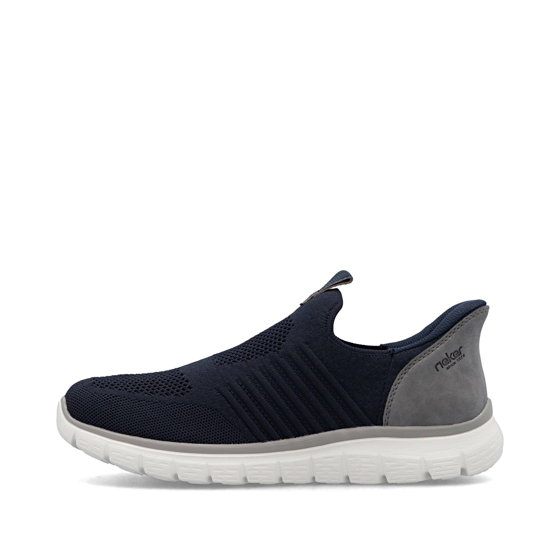 Blue Elasticated Shoes for Men | Rieker B6659-15