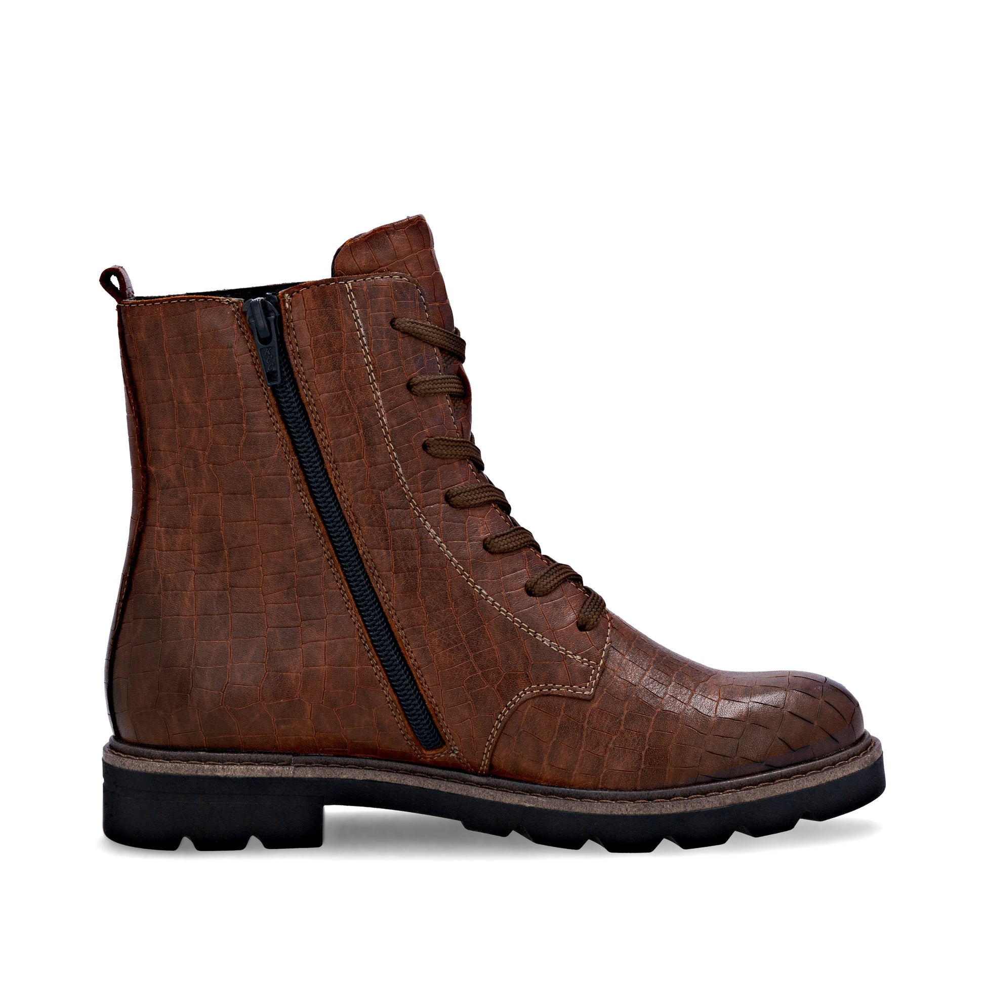Brown Zip Boots for Women | Remonte D2Q71-22