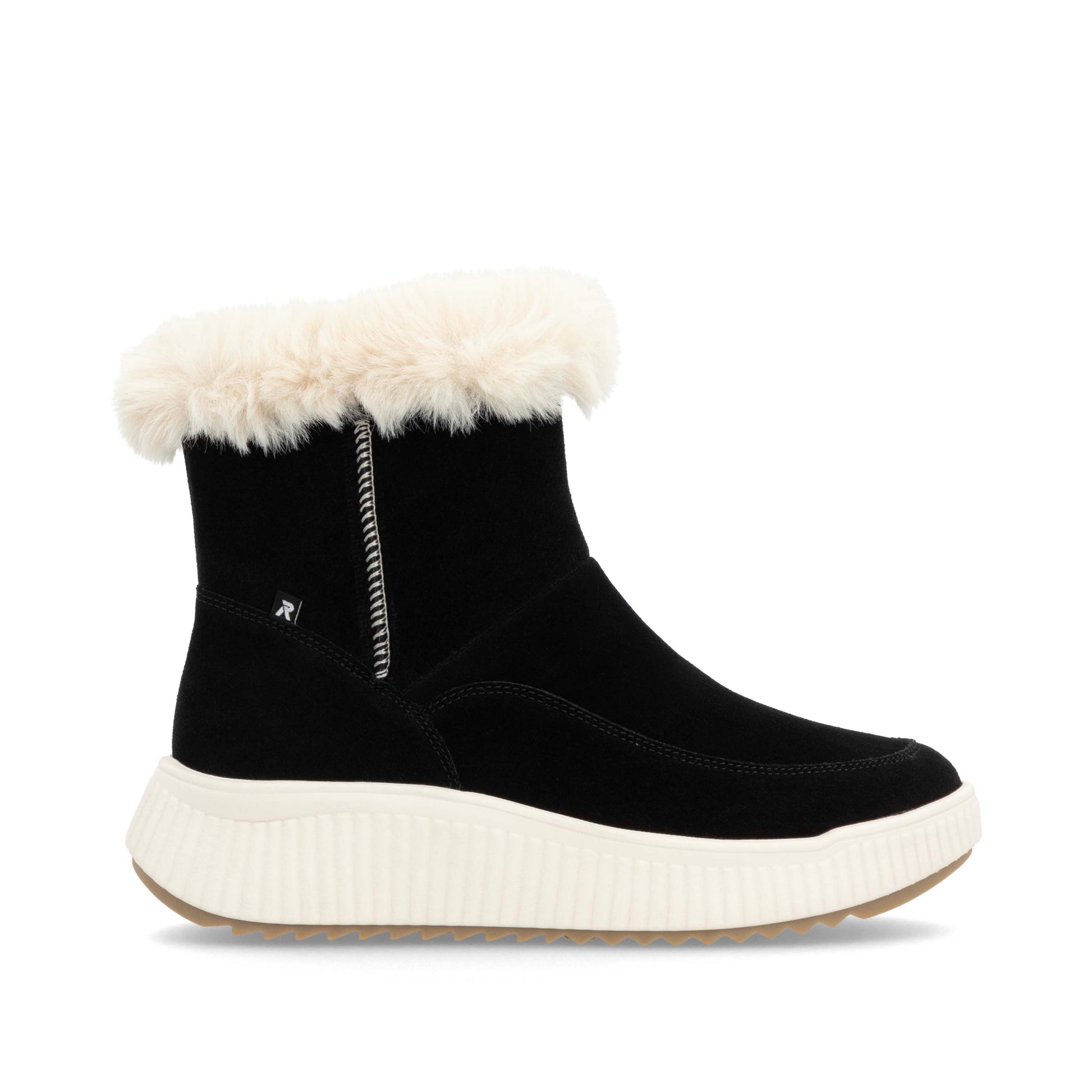 Black Zip Boots for Women | Rieker Sport W1772-00