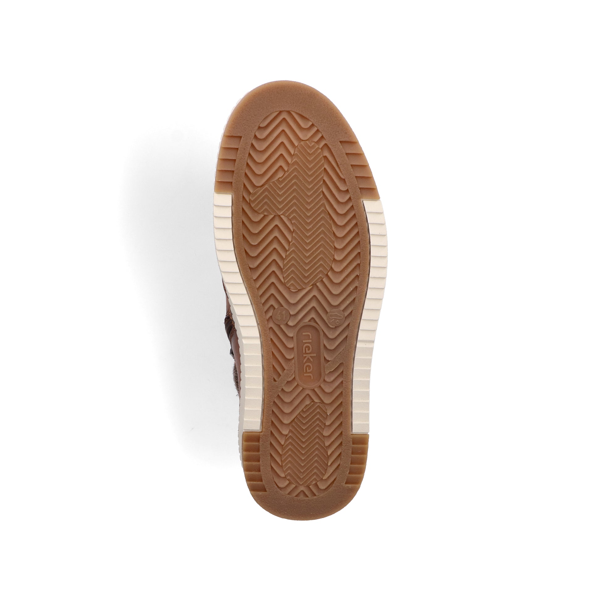 Brown Zip Boots for Men | Rieker 17530-25