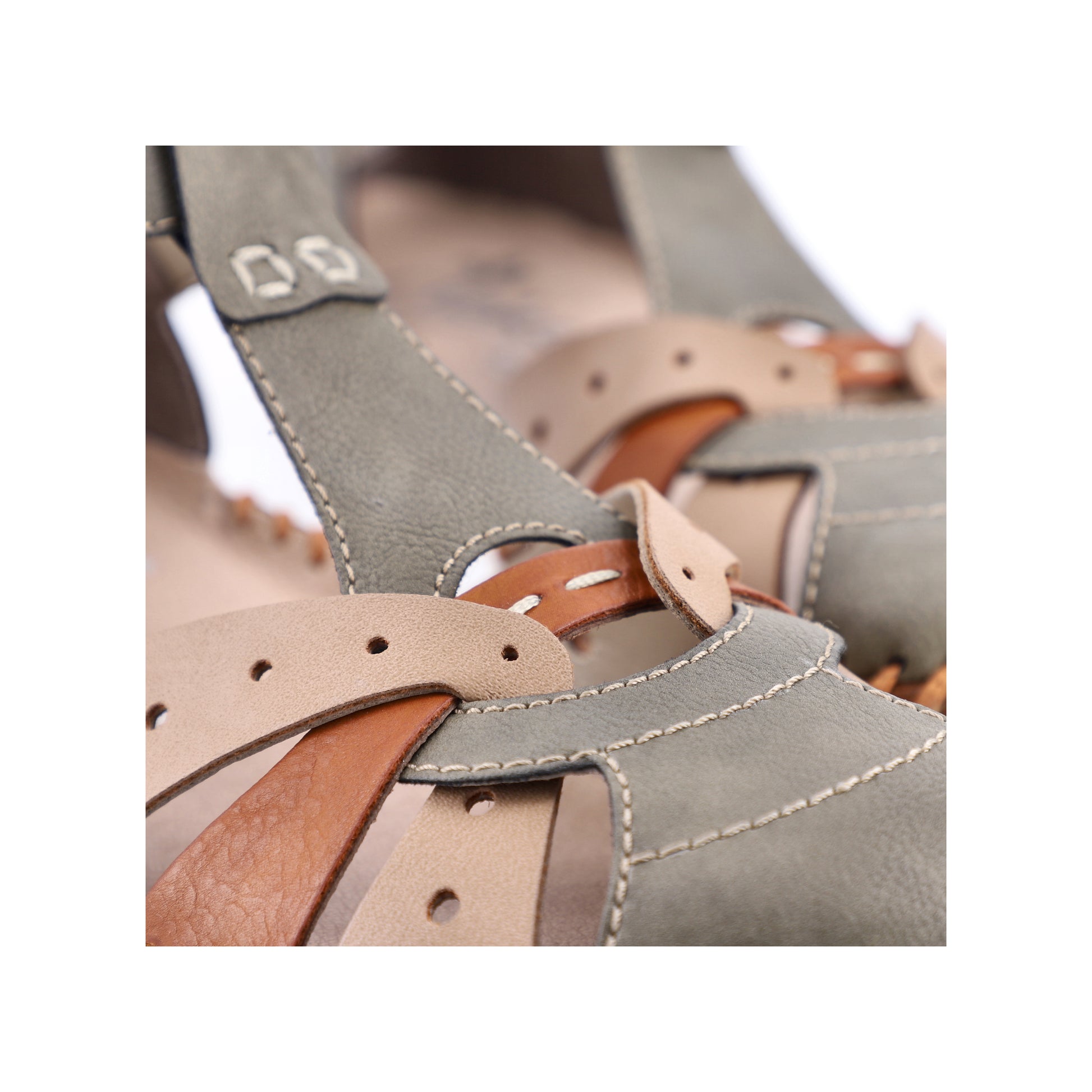 Green Hook & Loop Shoes for Women | Rieker M1655-54