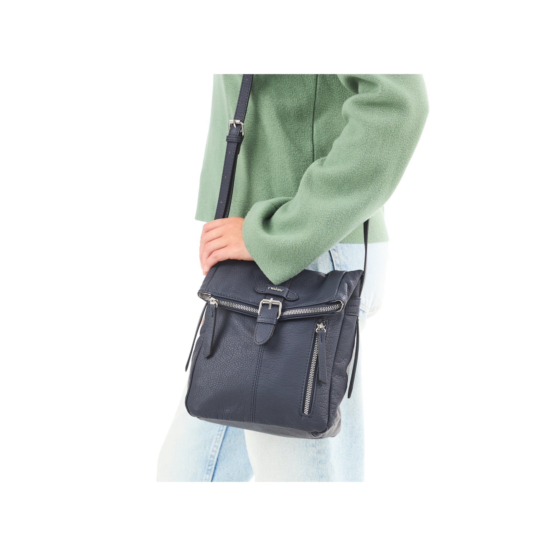 Blue Zip Bags for Women | Rieker H1103-12