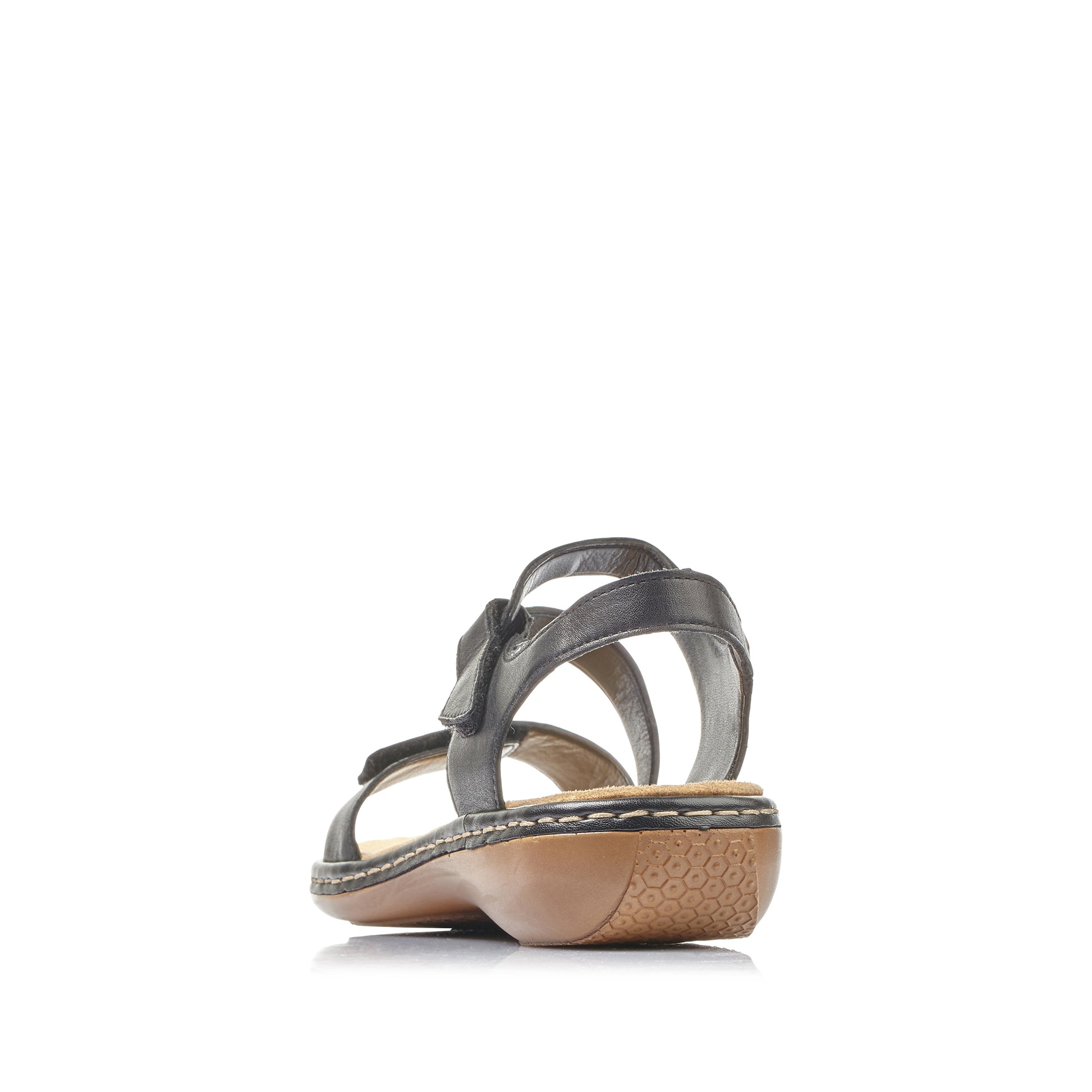 Sandali Donna Rieker Con Cinturini, Modello 659C7, Pelle, Chiusura A Strappo, Varie Taglie E Colori